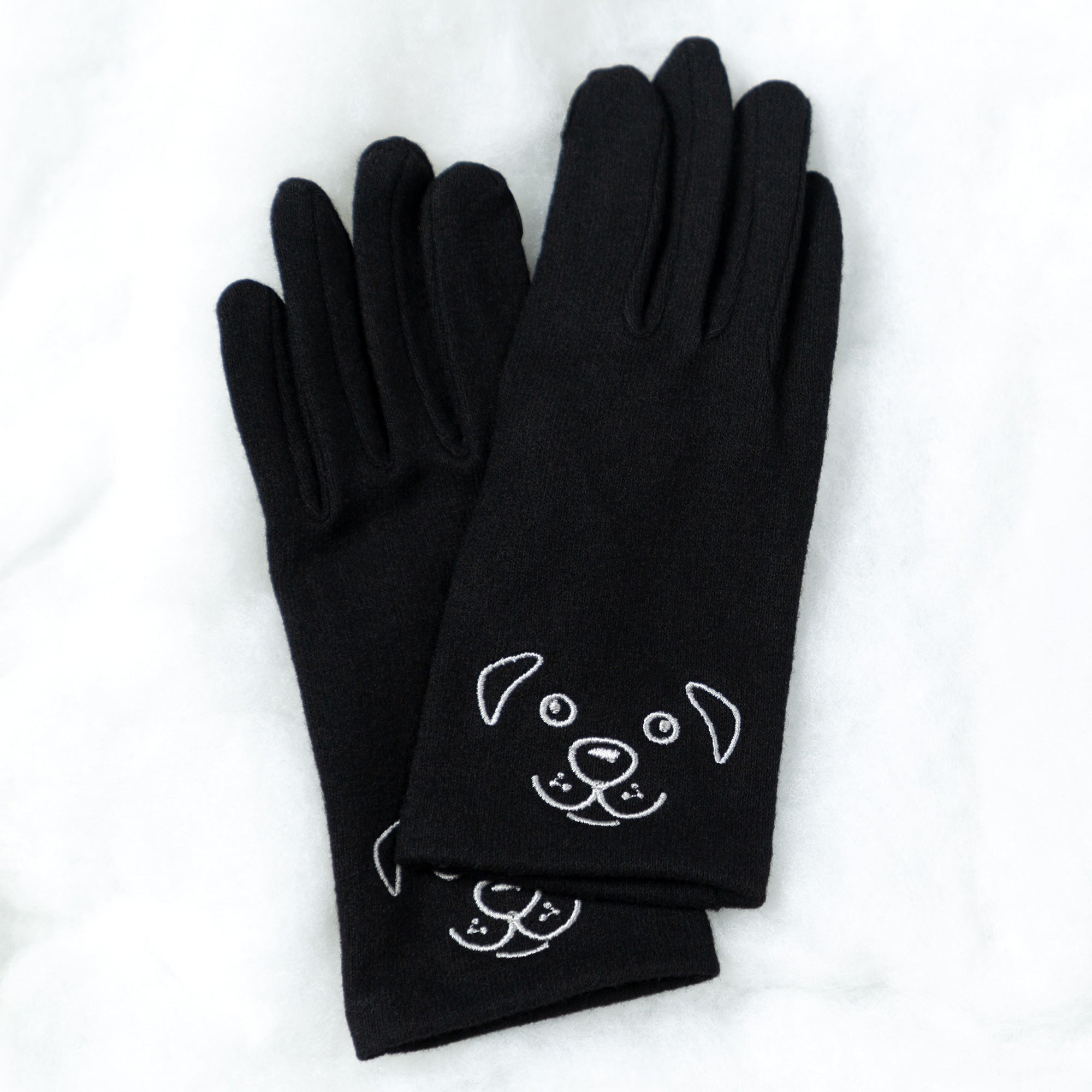 Premium Touch Screen Gloves with Embroidered Pet Faces