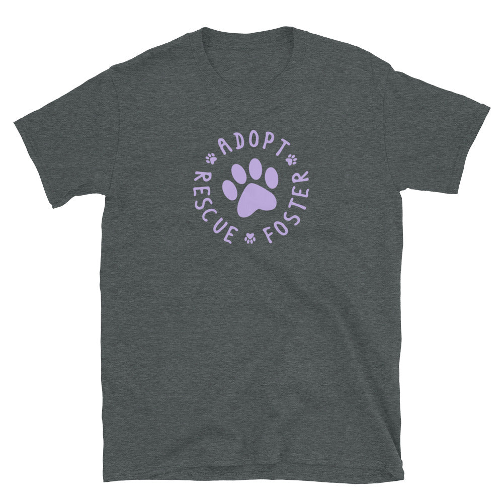 Premium Adopt, Rescue, Foster T-Shirt - Support Animal Welfare