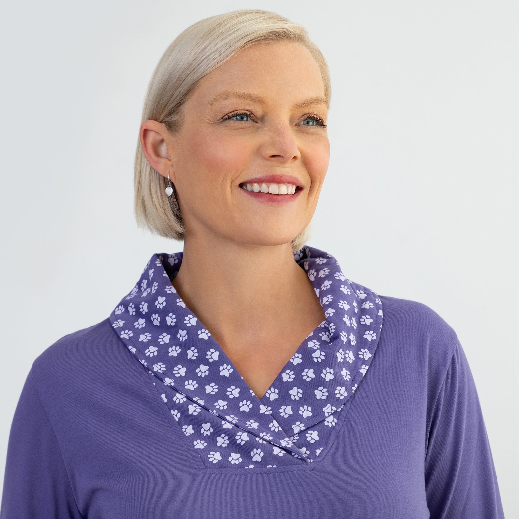 Premium Paw Print Comfort Top