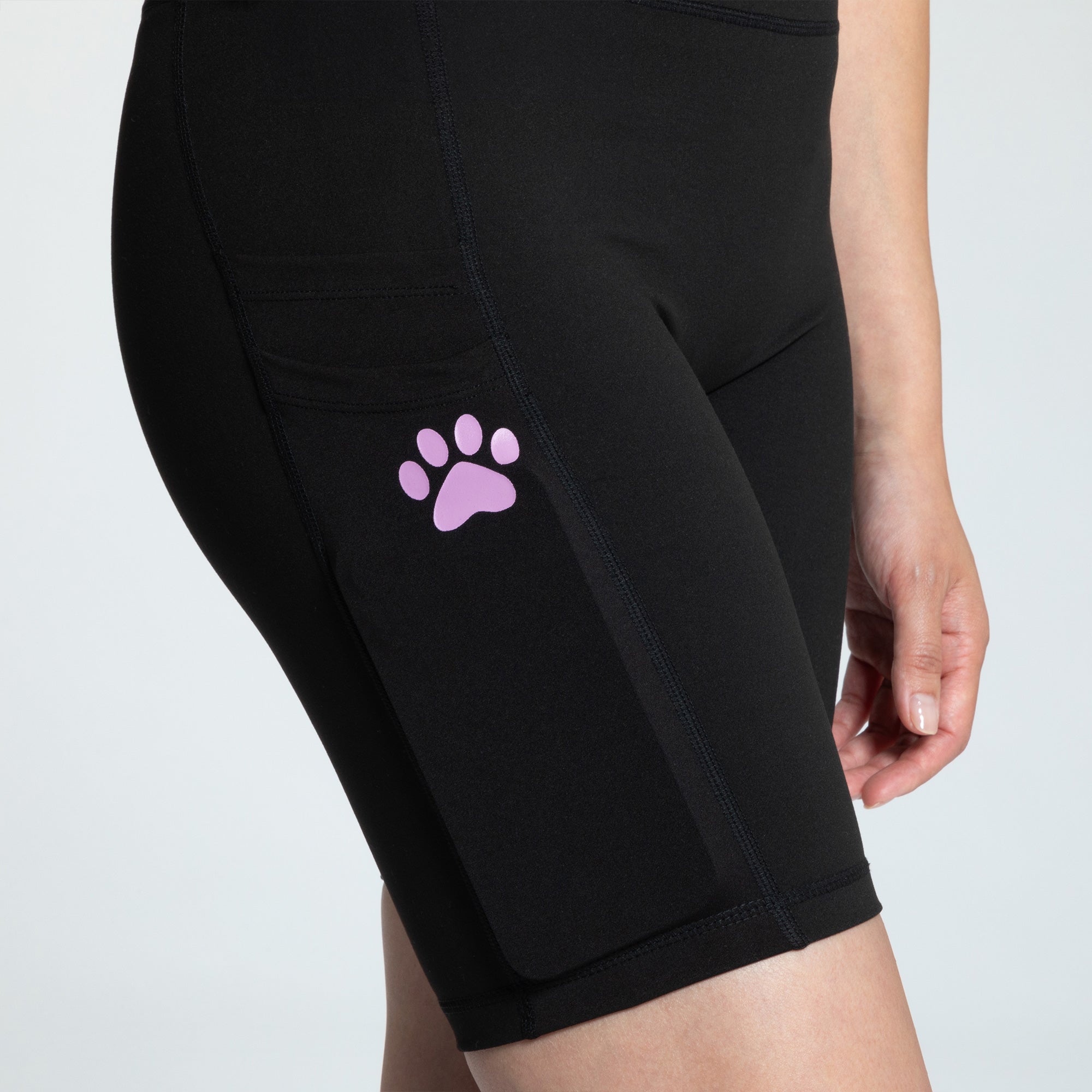 Premium Paw Print High Rise Shorts - Upgrade Your Style