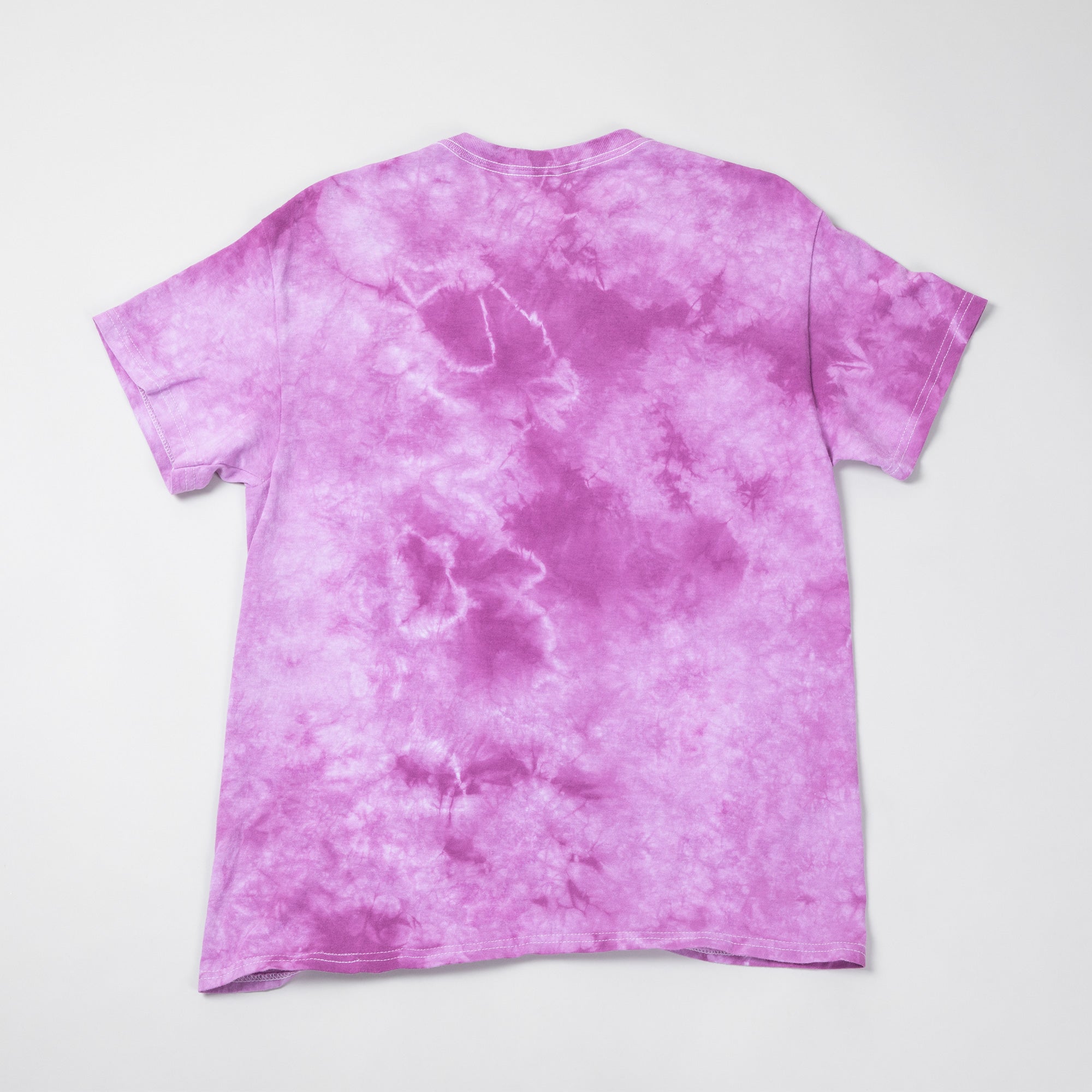 Premium Paw Print Boysenberry Tie-Dye Tee - Ultimate Comfort & Style