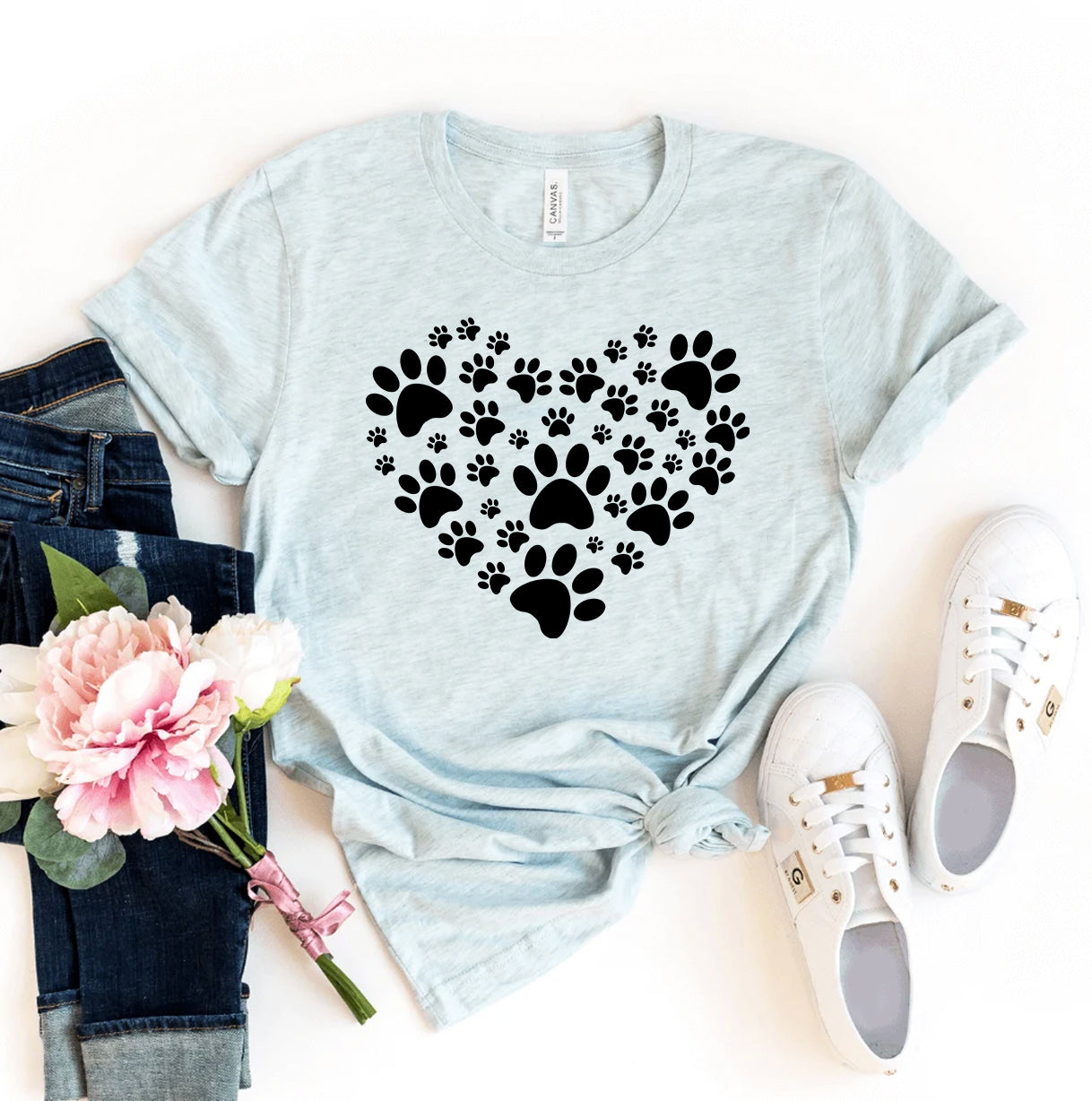 Premium Paw Heart T-Shirt - Ultimate Comfort & Style