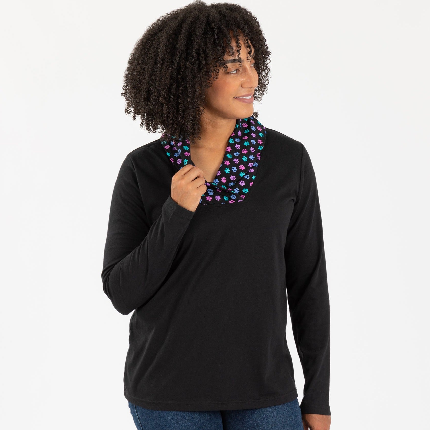 Premium Paw Print Comfort Top