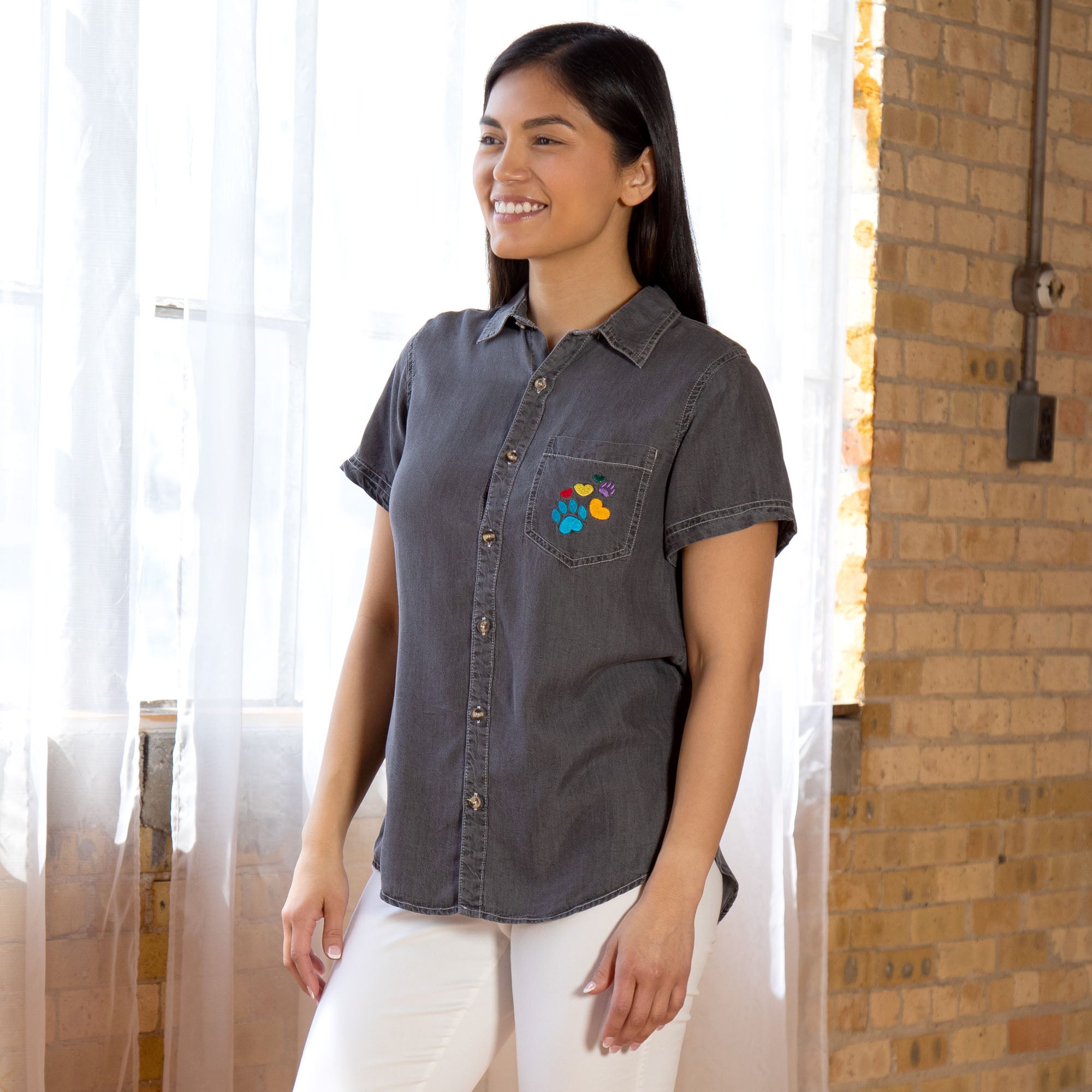 Premium Paw Print Camp Shirt - Ultimate Comfort & Style