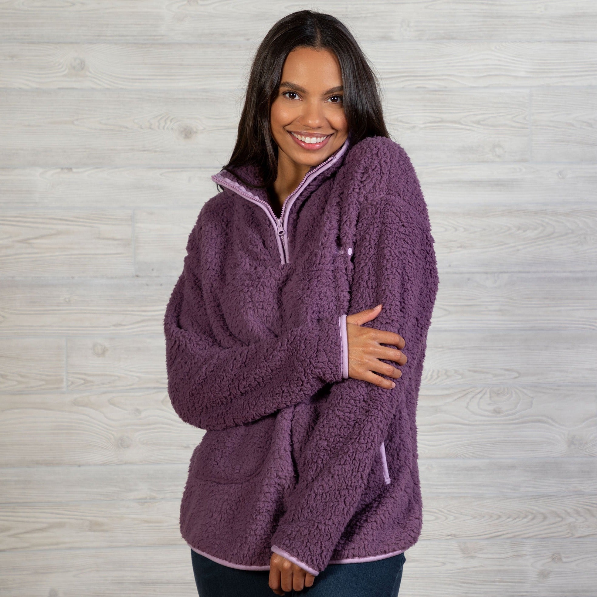 Ultimate Cozy Paw Sherpa Fleece Pullover - Premium Warmth & Style