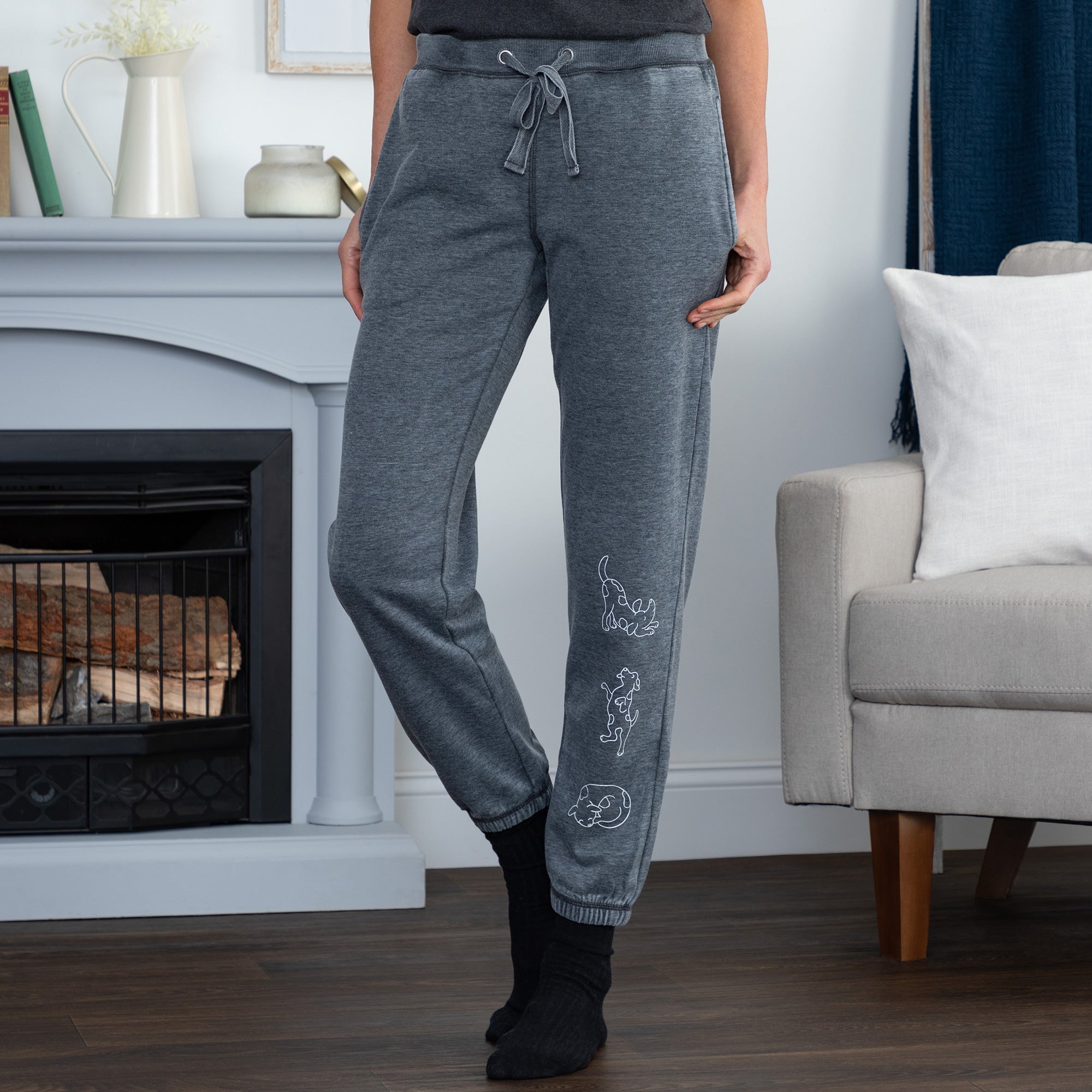 Premium Playful Pets Burnout Sweatpants - Ultimate Comfort for Pet Lovers