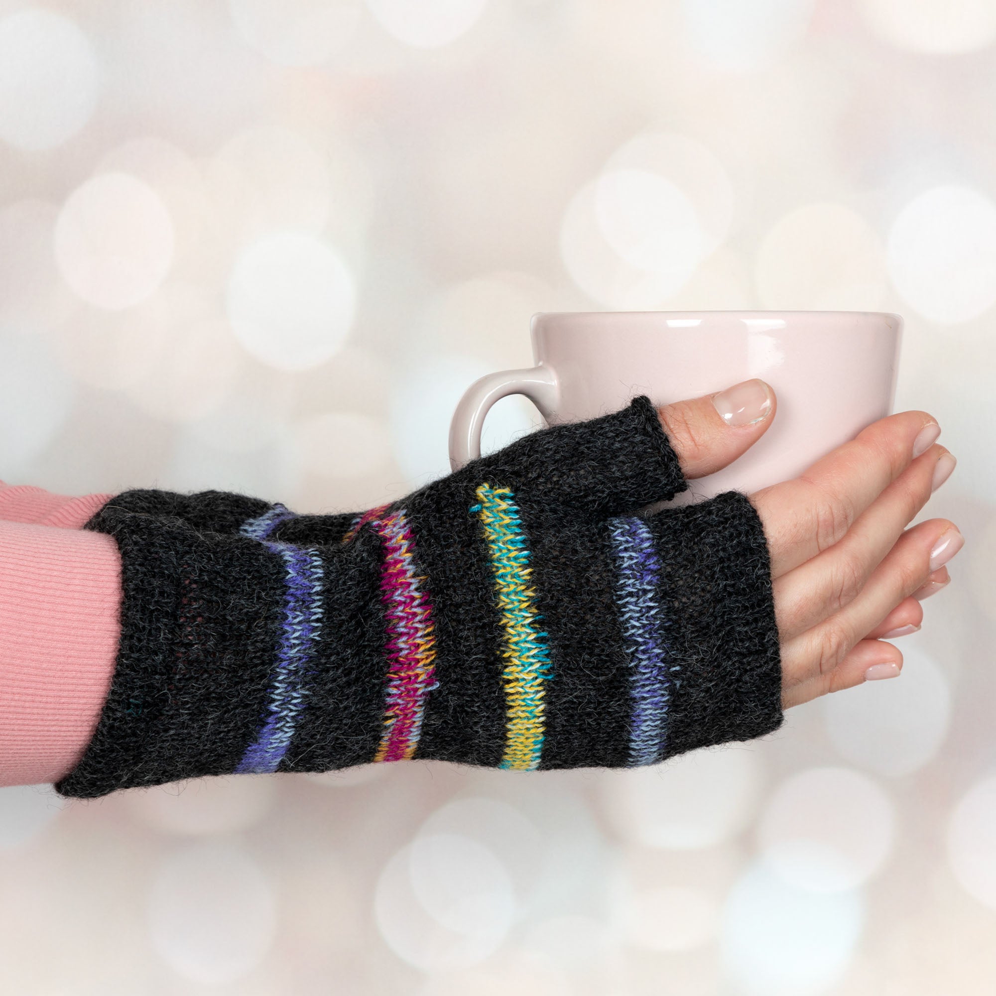 Premium Alpaca Fingerless Mittens | Handmade, Fair Trade, Ultra-Soft Warmth