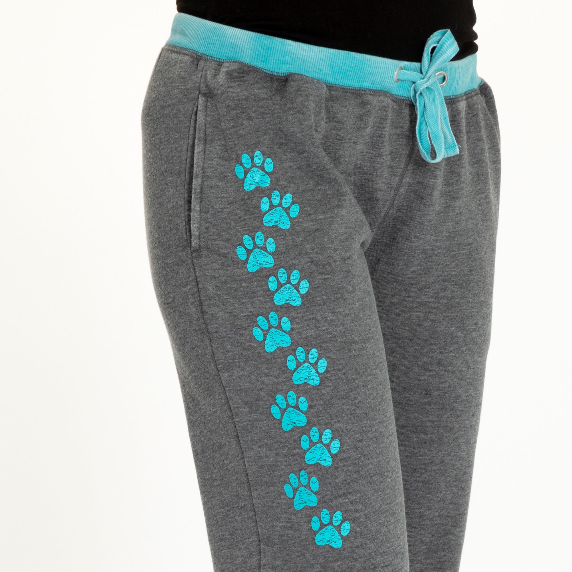 Premium Walking Paws Burnout Sweatpants - Ultimate Comfort with Pockets