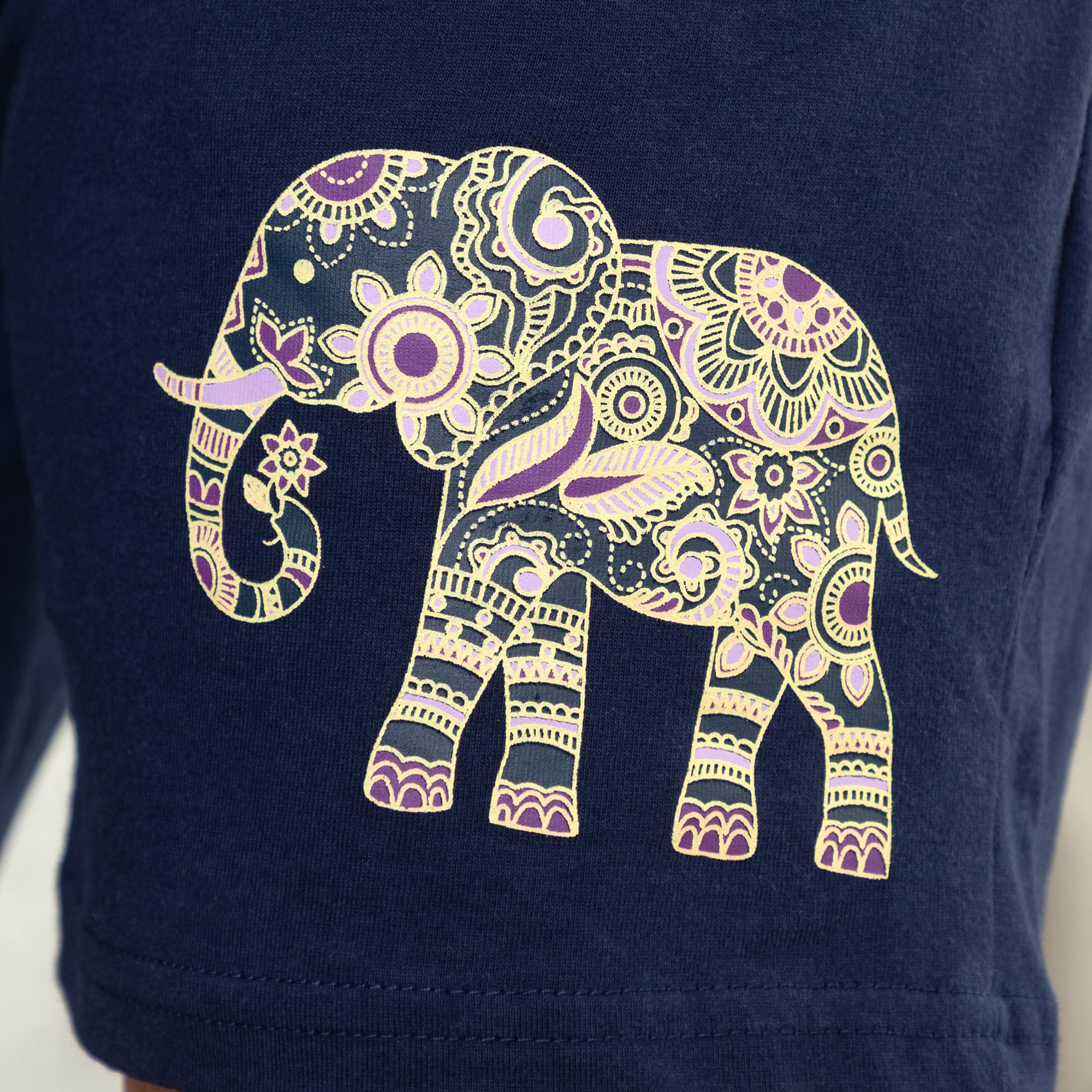 Premium Boho Mandala Elephant Cotton Shorts - Ultimate Comfort & Style