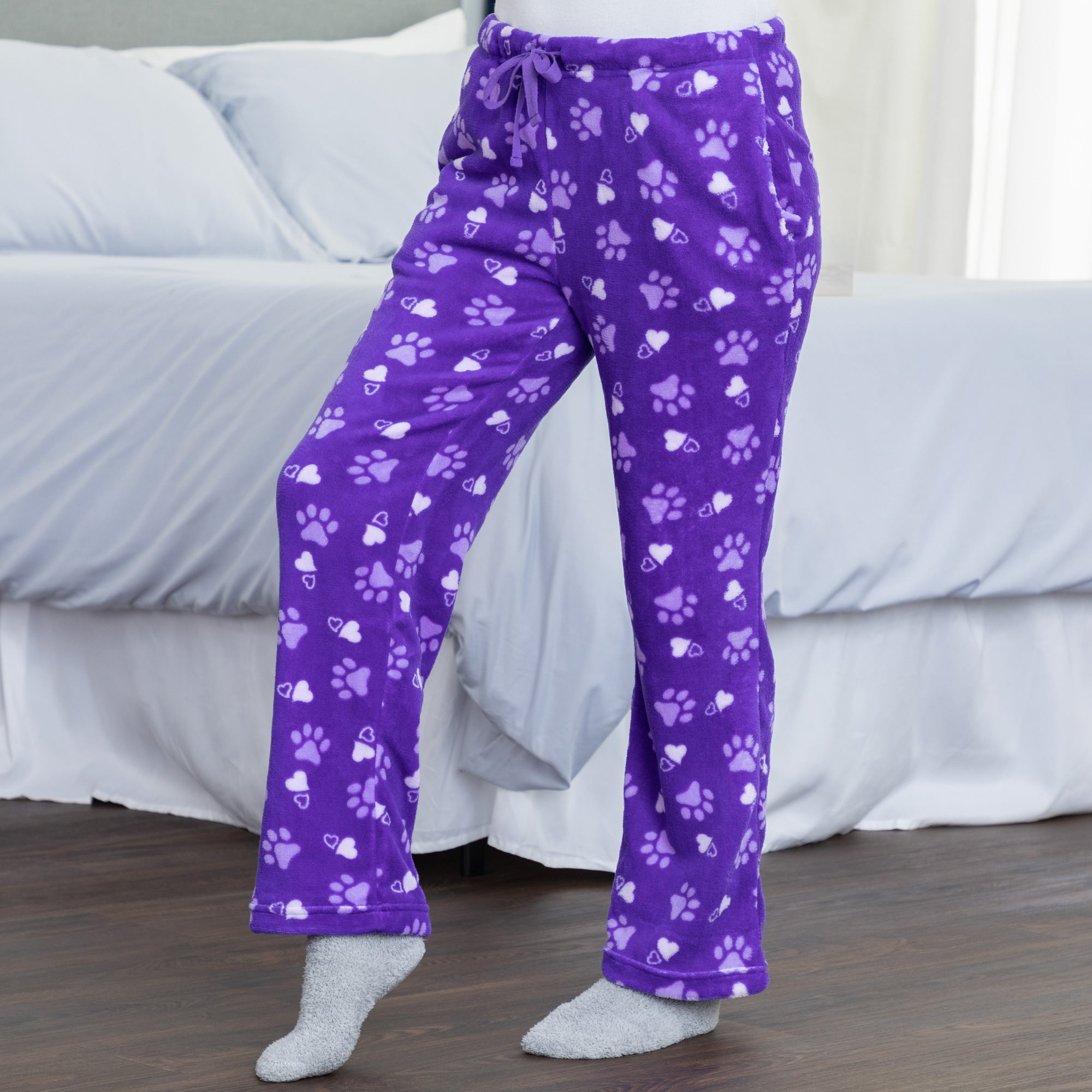 Ultimate Cozy Paw Print Lounge Pants