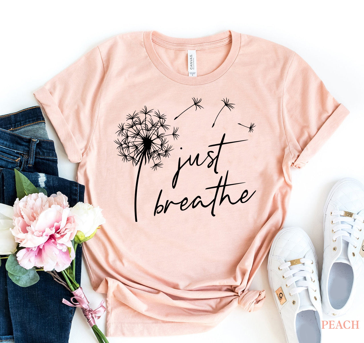 Premium Just Breathe Mindfulness T-Shirt