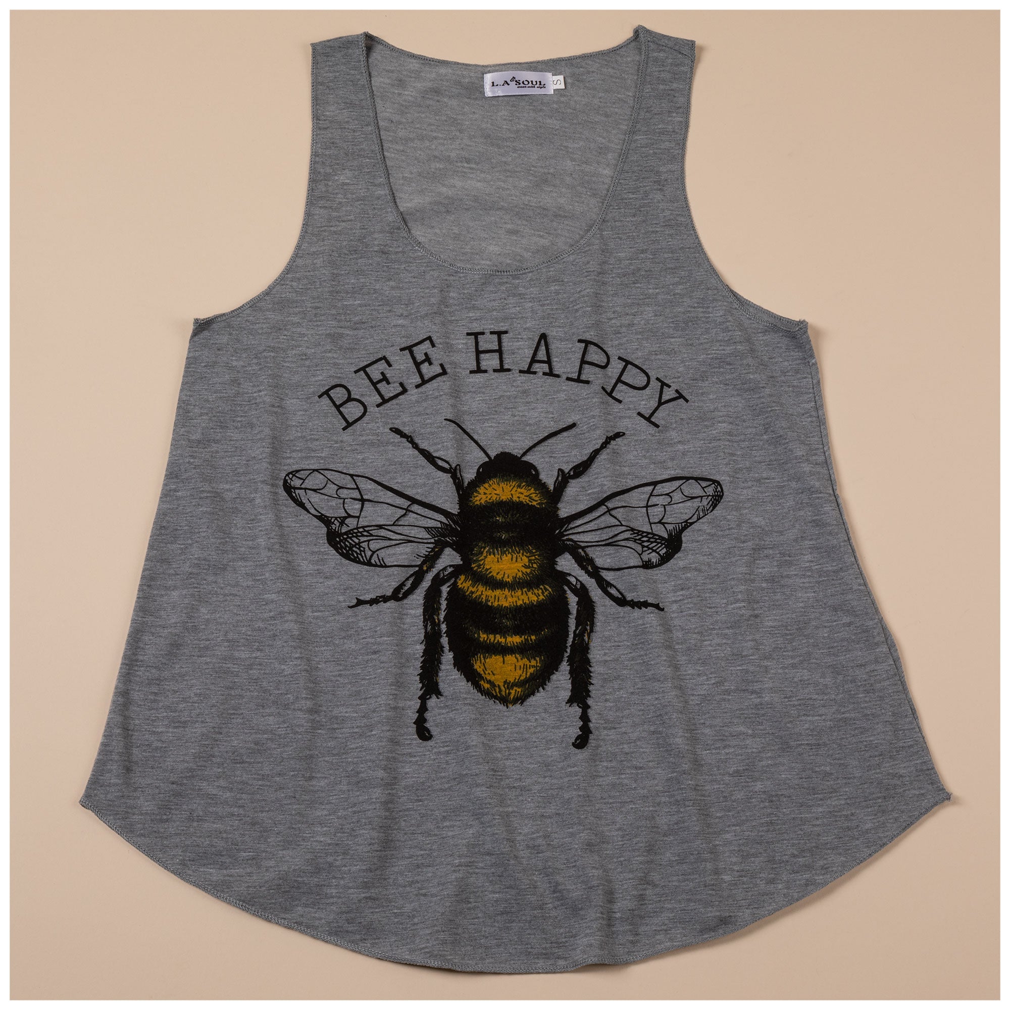 Premium Bee Happy Tank Top - Ultimate Softness & Style