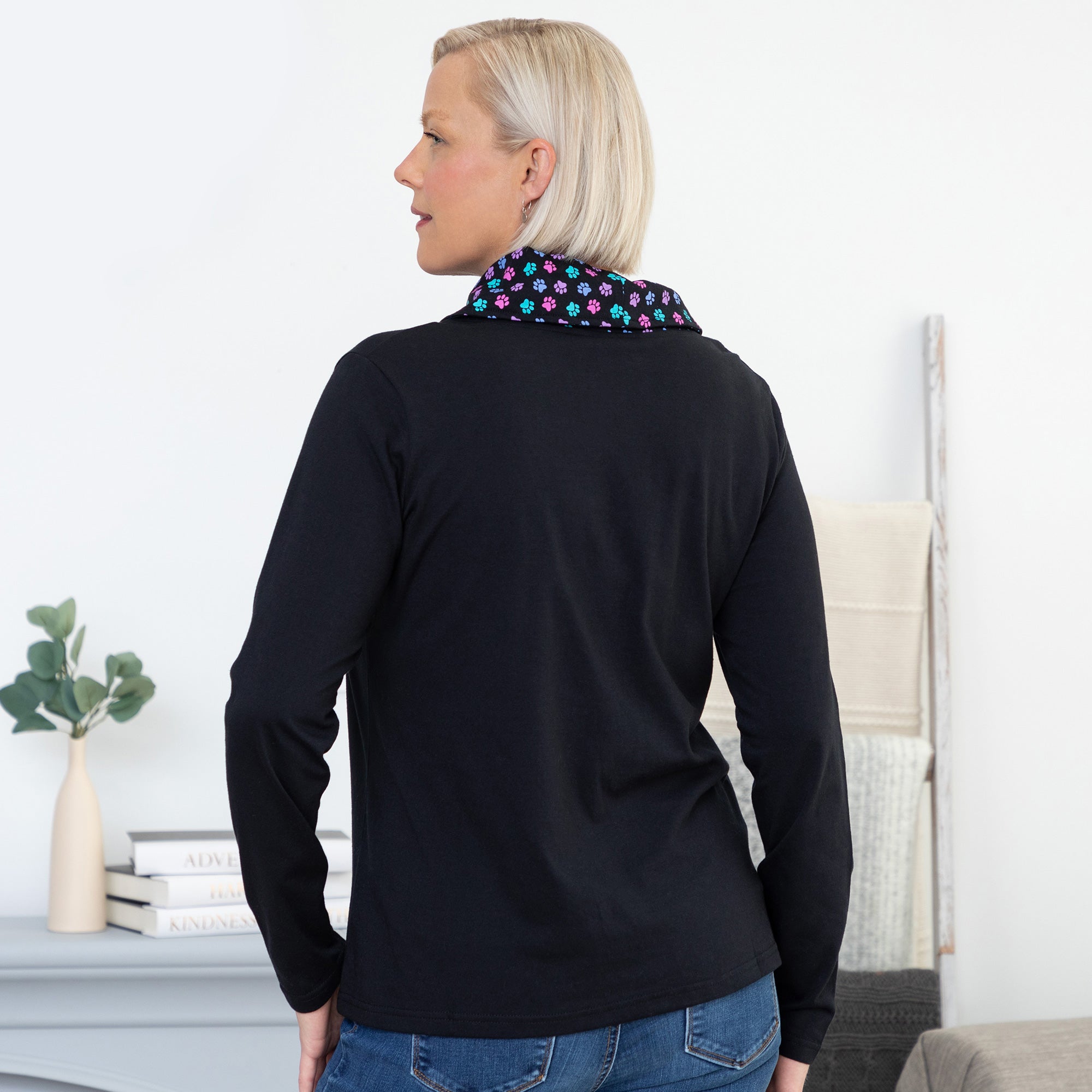 Premium Paw Print Comfort Top