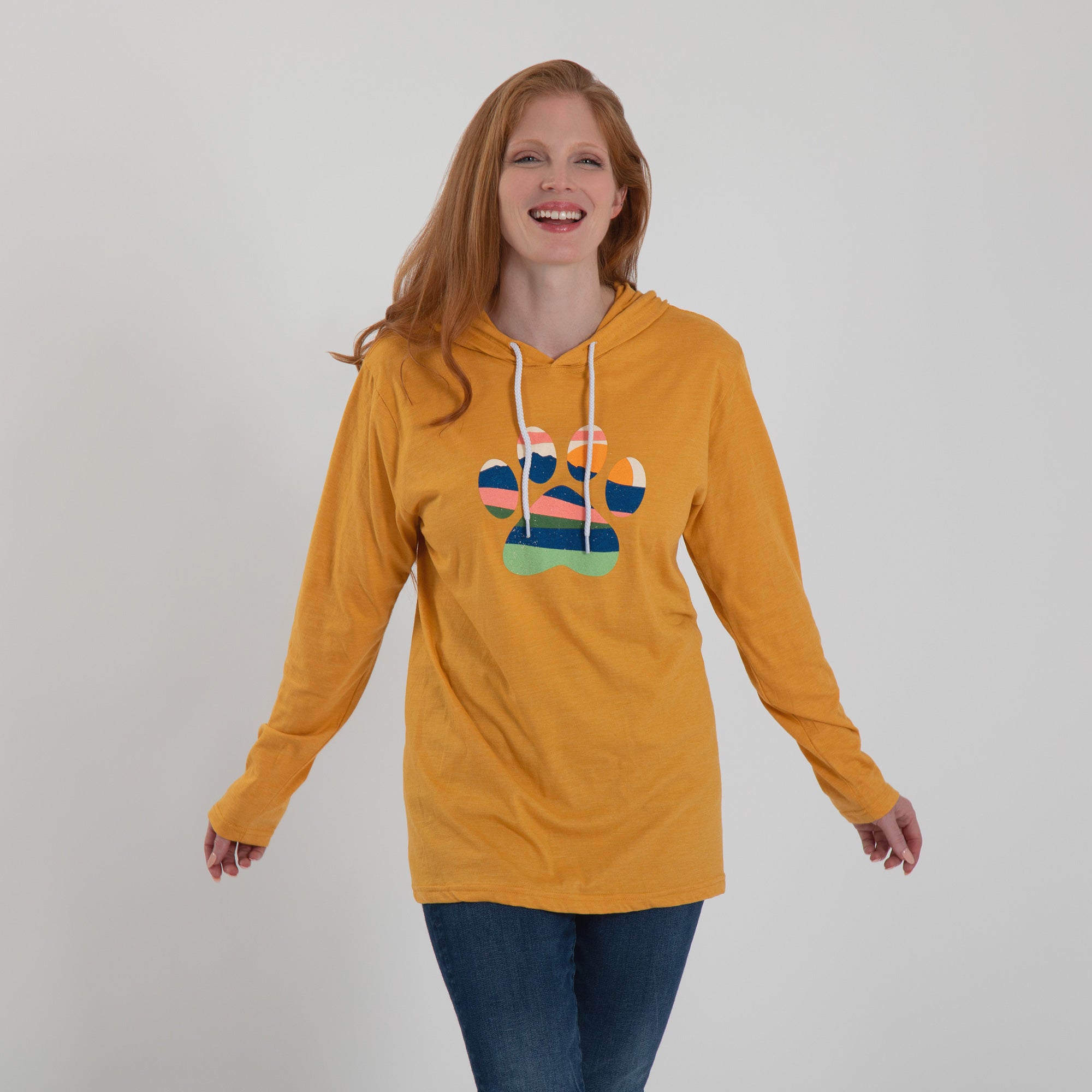 Premium Sunny Paw Hooded Tee - Ultimate Comfort & Style