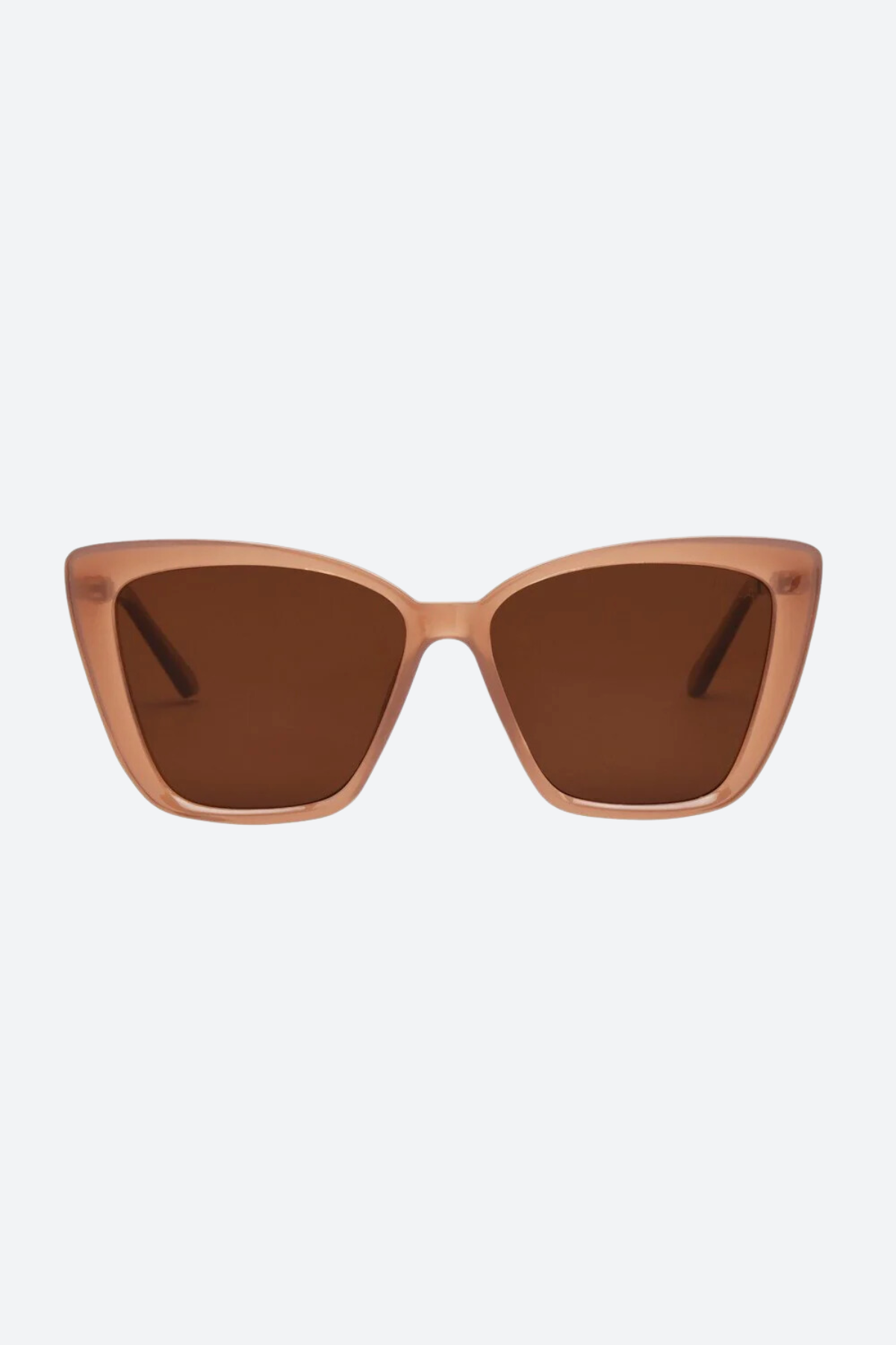 I-SEA Aloha Fox Polarized Sunglasses in Dusty Rose & Brown - Premium UV Protection