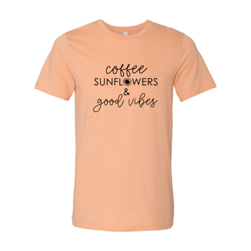 Premium Coffee & Sunflower Vibes T-Shirt - Ultimate Comfort