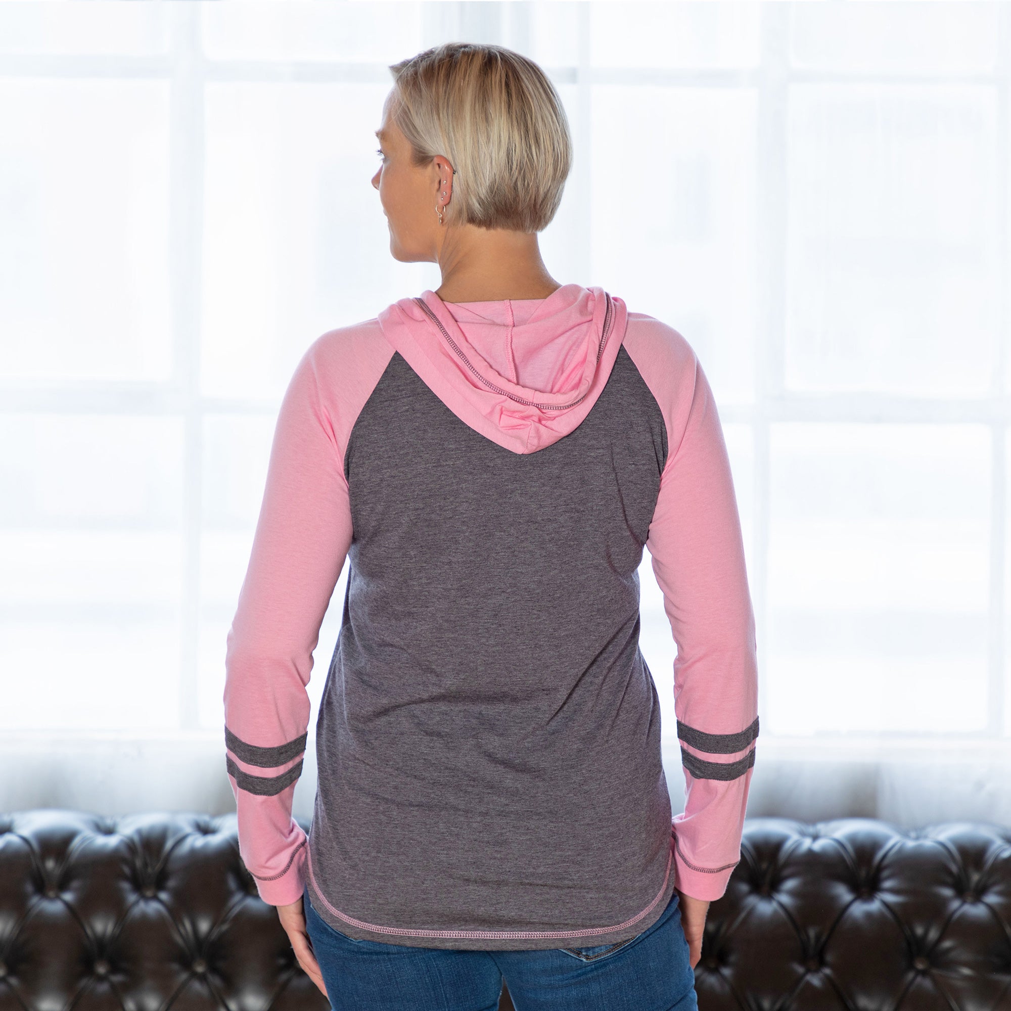 Premium Believe Pink Ribbon Hooded Tee - Symbol of Strength