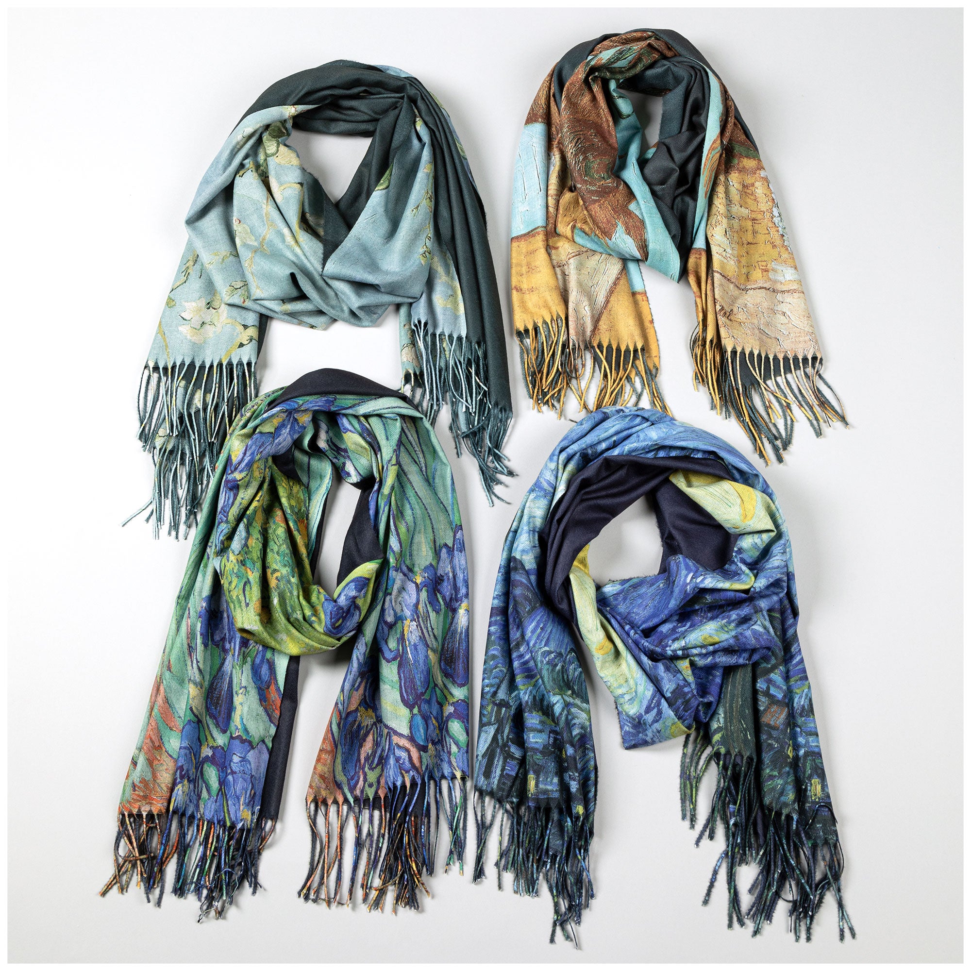 Premium Artistic Masterpiece Scarf – Van Gogh Inspired