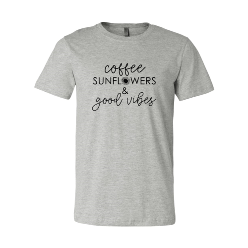 Premium Coffee & Sunflower Vibes T-Shirt - Ultimate Comfort