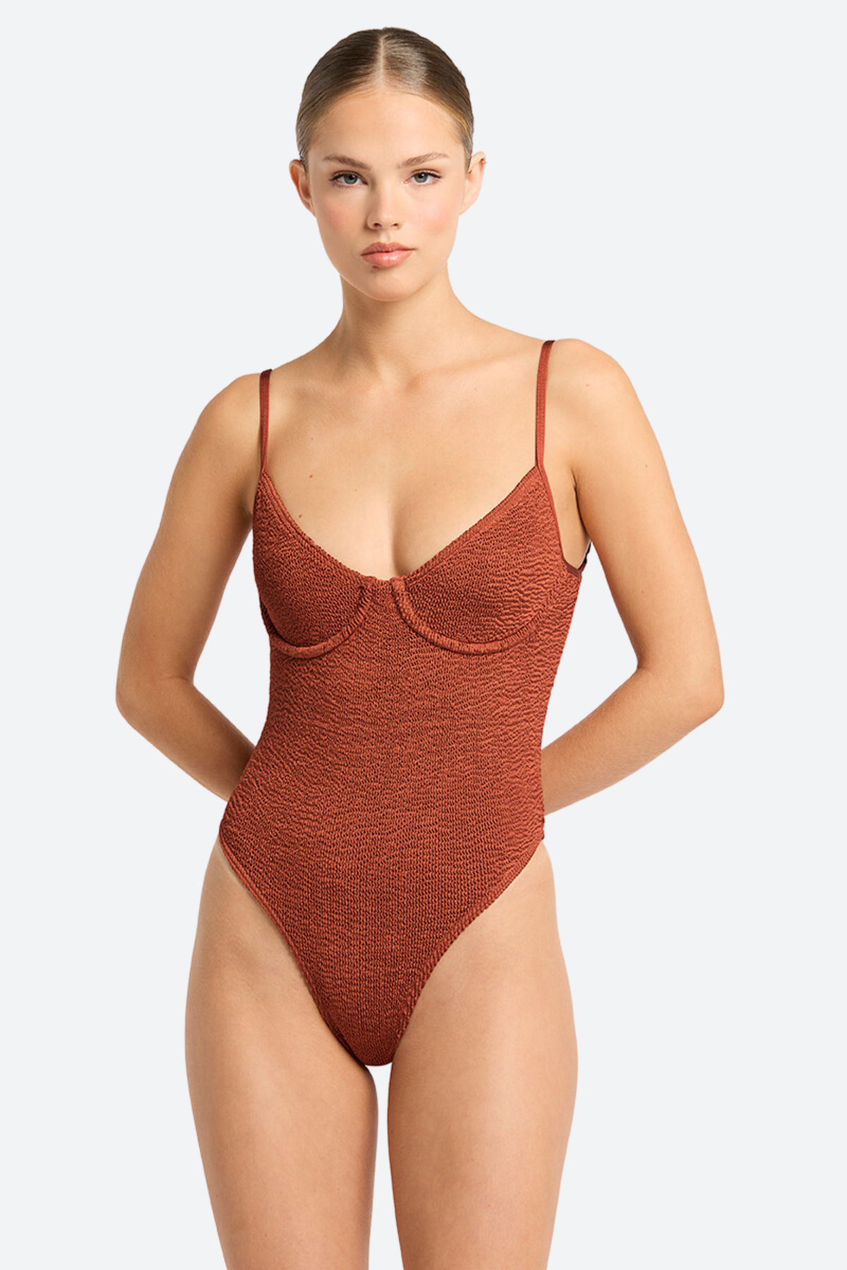 Premium Bound by Bond-Eye Gracie One Piece in Bronze Shimmer | Ultimate Comfort & Support