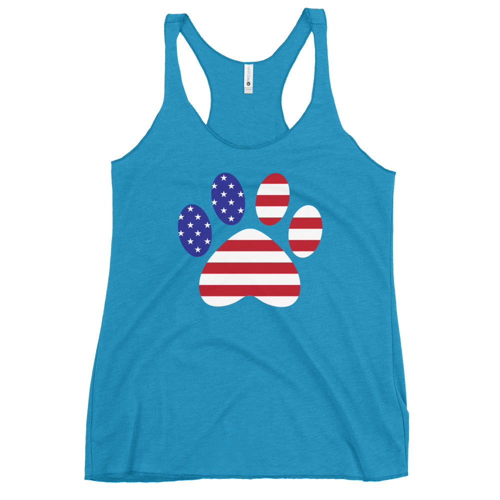 Premium Patriotic Paw Print Tank - Ultimate Comfort & Style