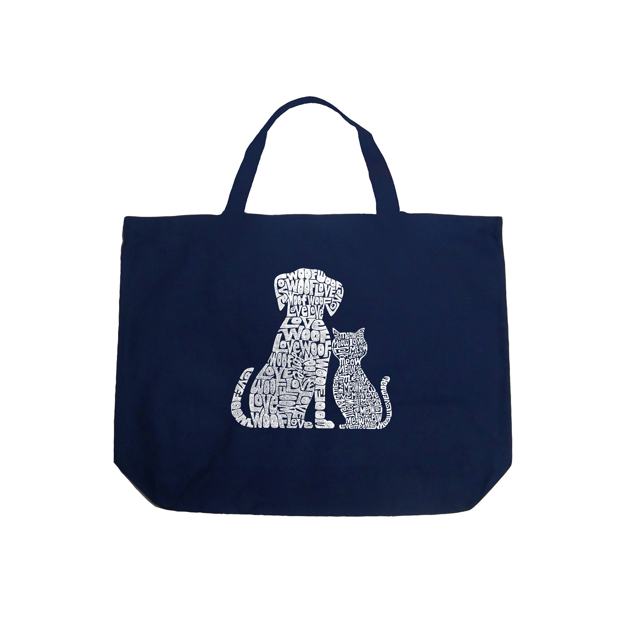 Premium Word Art Tote Bag - Ultimate Pet Lover's Companion