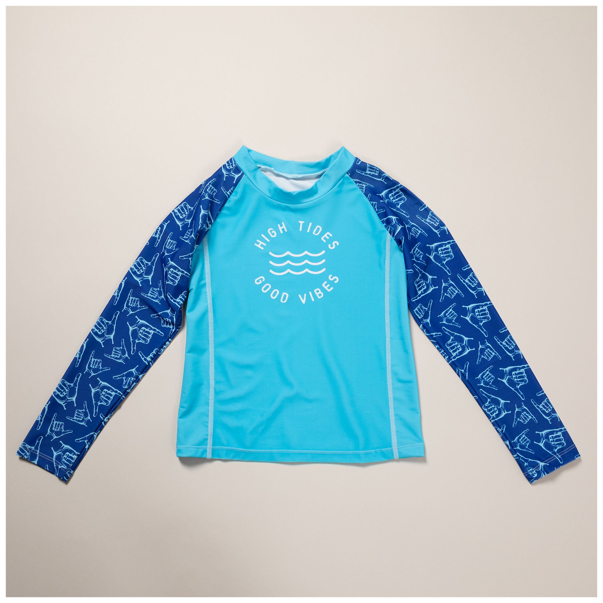 Premium Kids UV Protection Long Sleeve Rashguard Swim Shirt