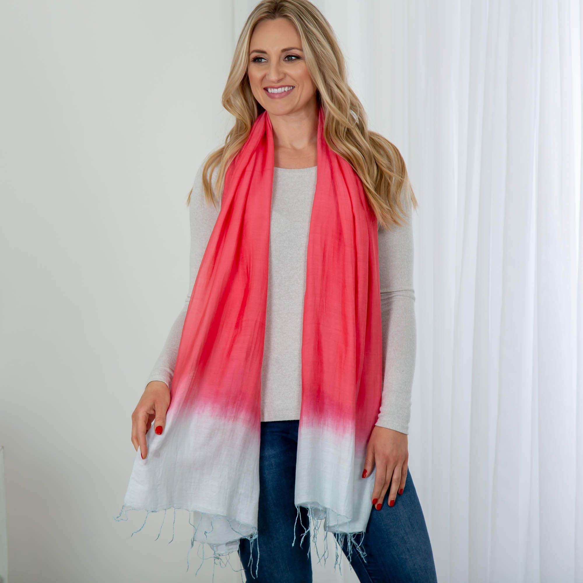 Premium Silk & Linen Connection Scarf - Handcrafted Elegance