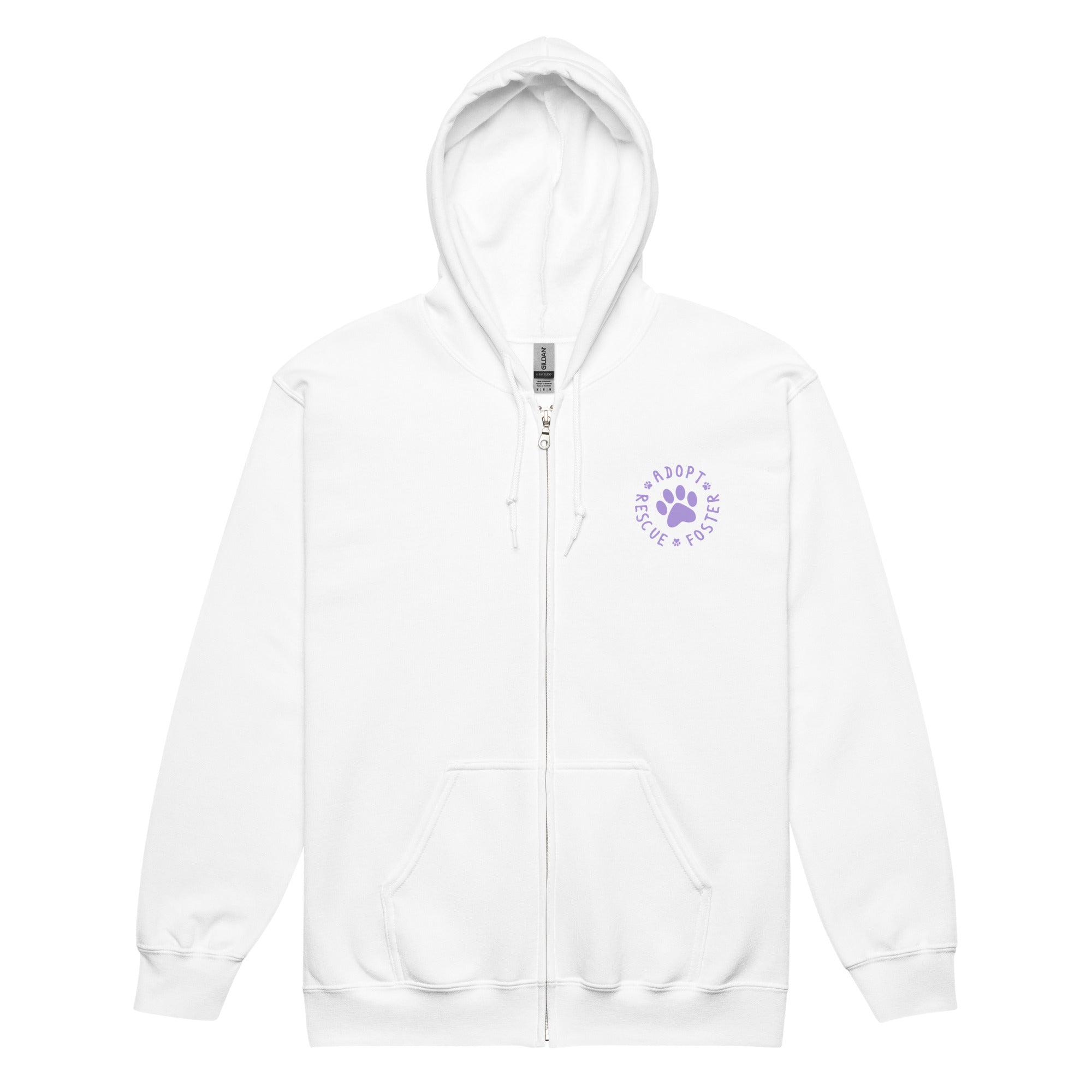 Premium Rescue & Foster Zip Hoodie - Ultimate Comfort for Animal Lovers