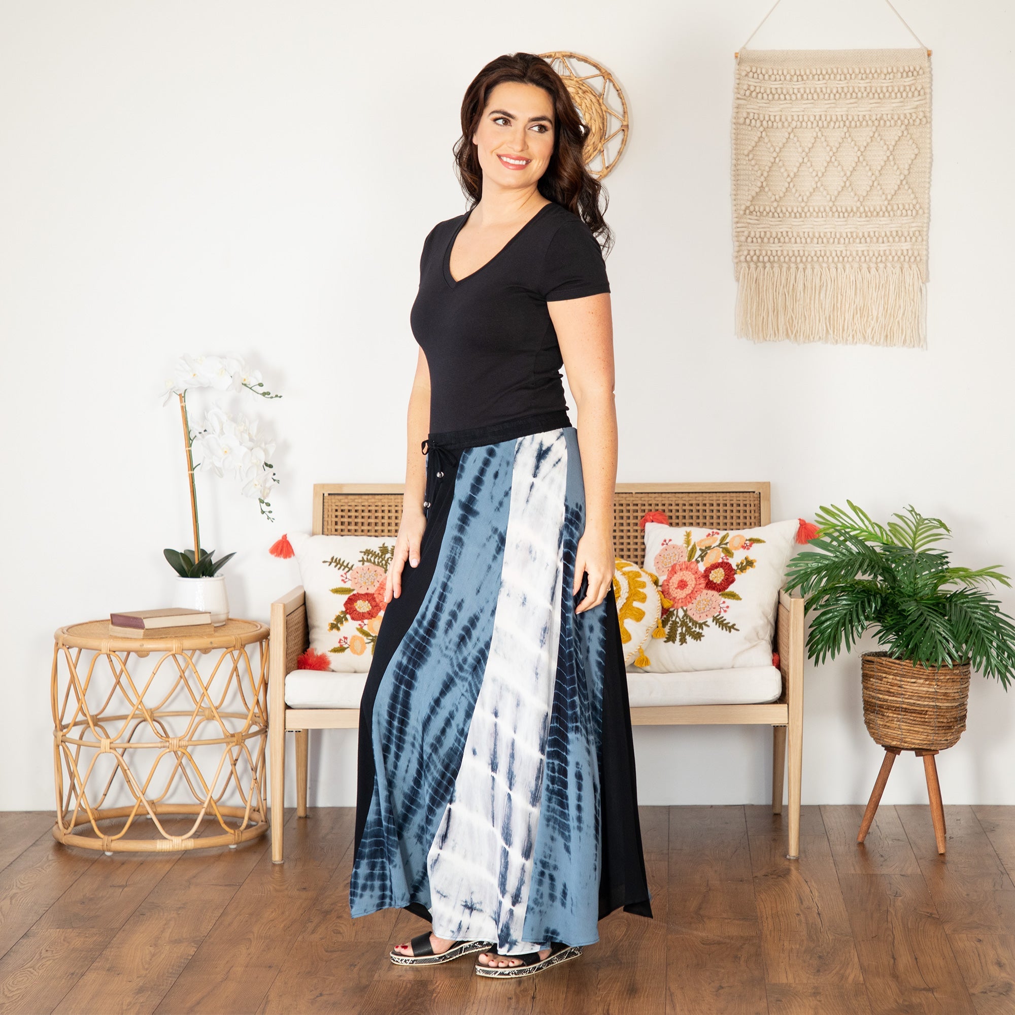 Premium Twisted Maxi Tie-Dye Skirt - Ultimate Summer Style