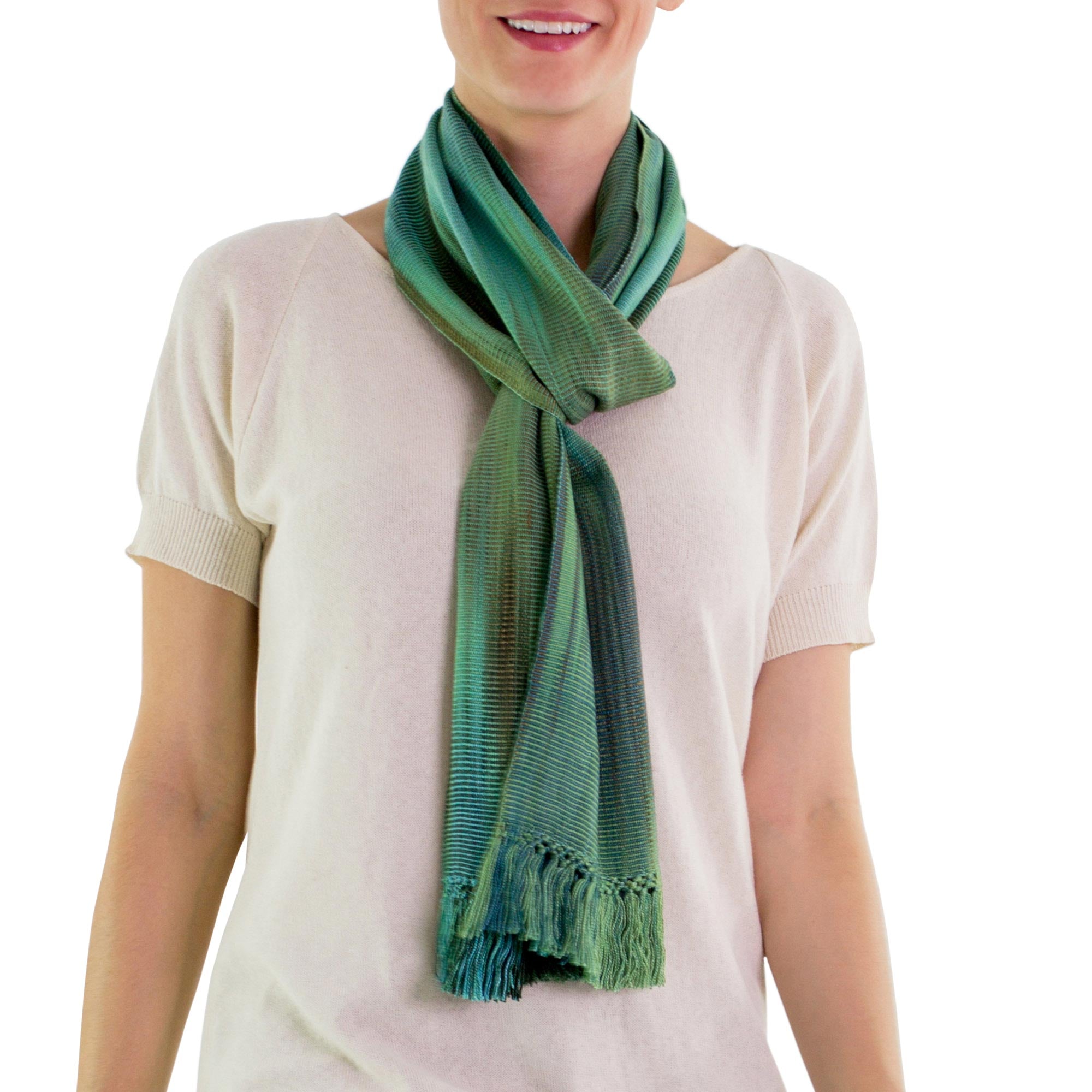 Premium Handcrafted Rayon Chenille Scarf - Solola Valley Collection