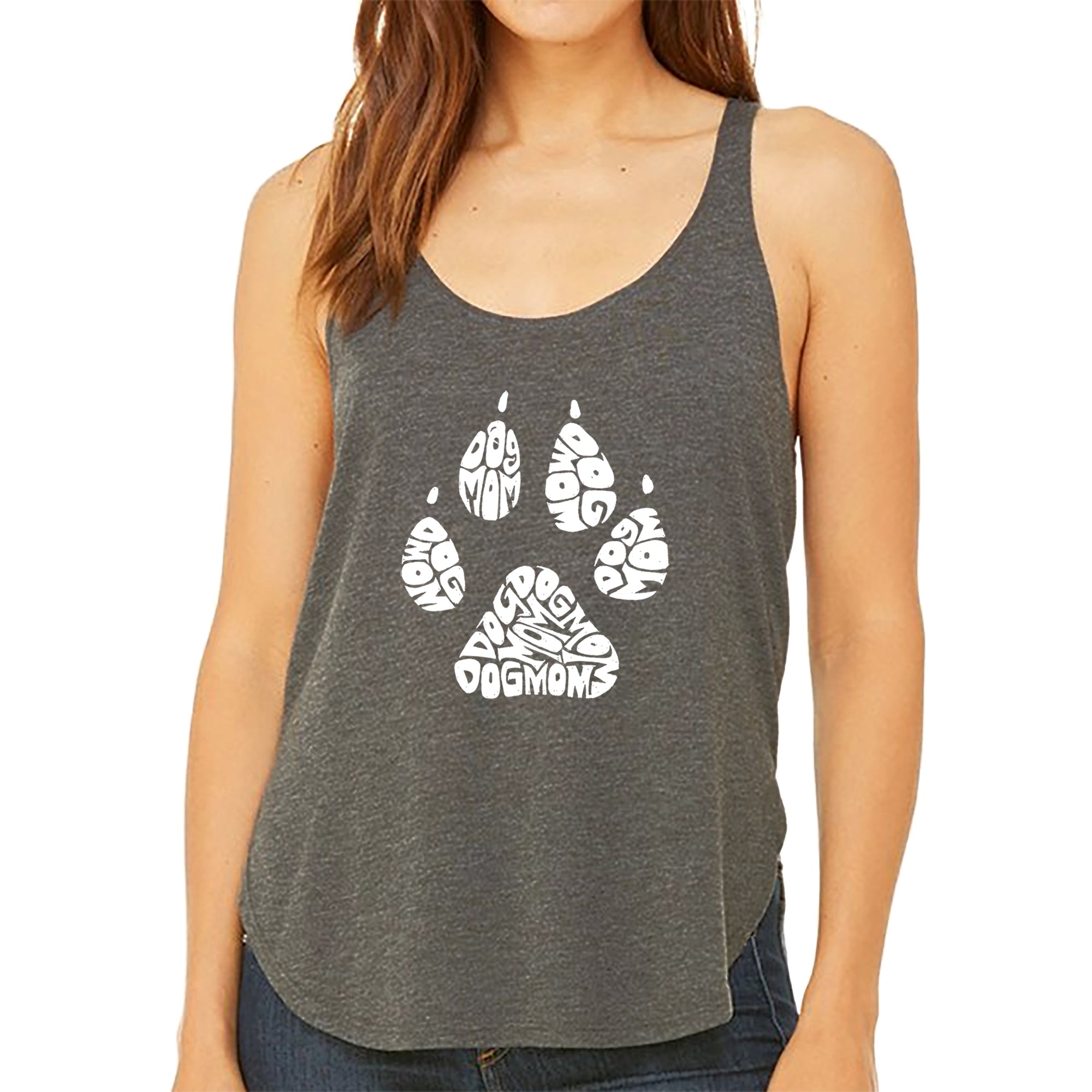 Ultimate Dog Mom Pride - Women's Premium Word Art Flowy Tank Top