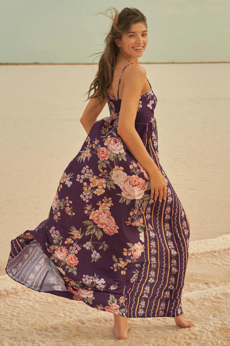 Maaji Premium Vintage Floral Maxi Dress