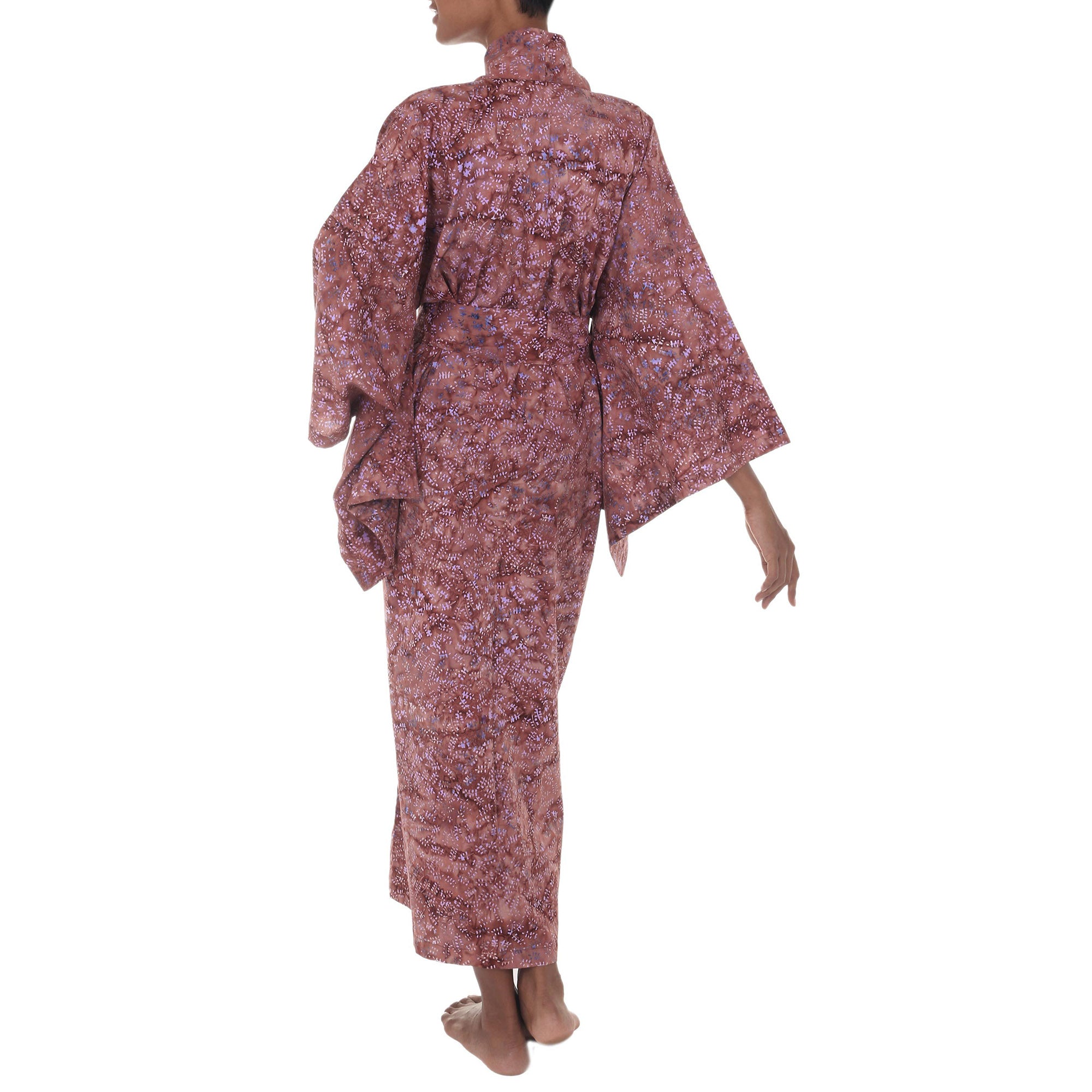 Premium Earth Dancer Cotton Robe - Handcrafted Batik Art