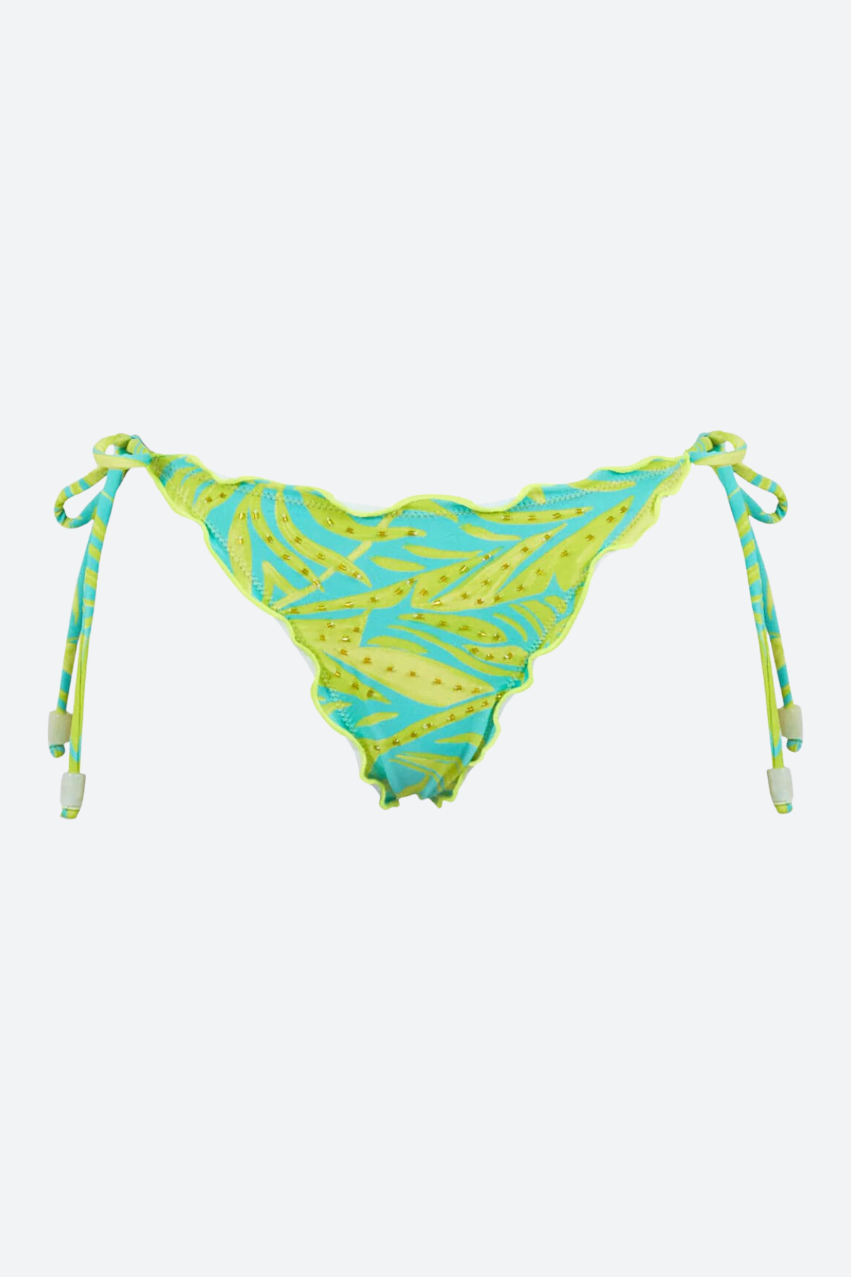 PQ Swim Premium Neon Palms Tie-Side Bikini Bottoms