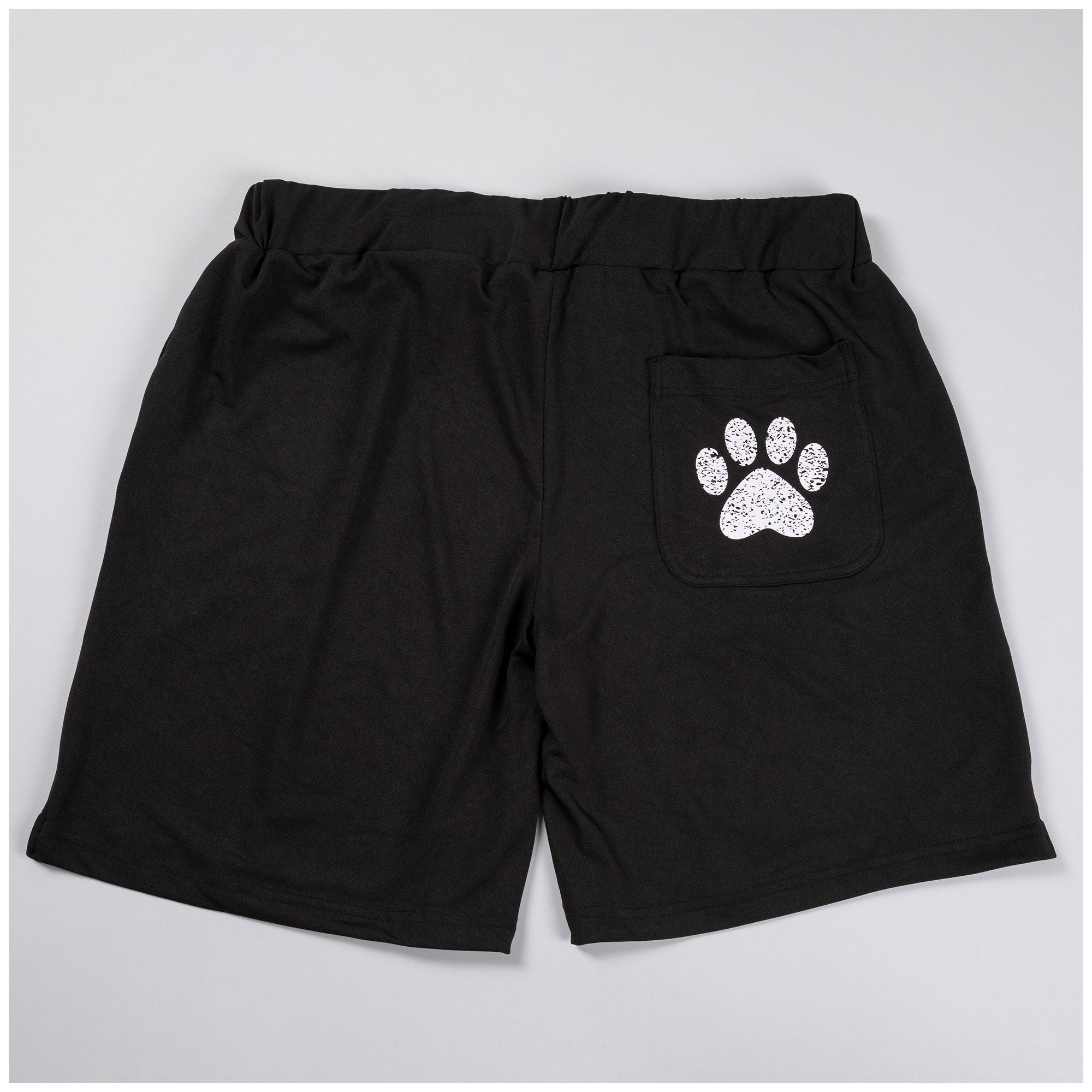 Premium Women's Black Drawstring Paw Bermuda Shorts - Ultimate Comfort & Style