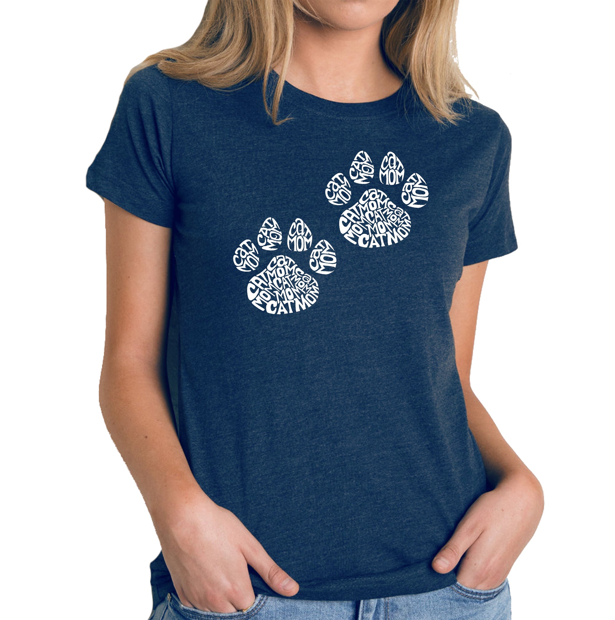 Ultimate Cat Mom Women's Premium Word Art T-Shirt