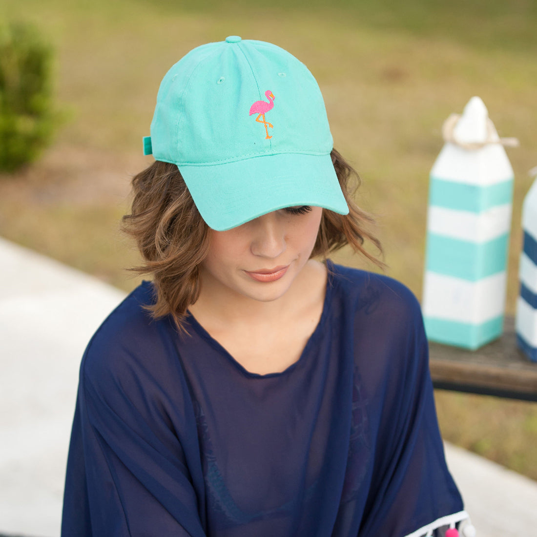 Premium Flamingo Mint Cap - Adjustable & Stylish