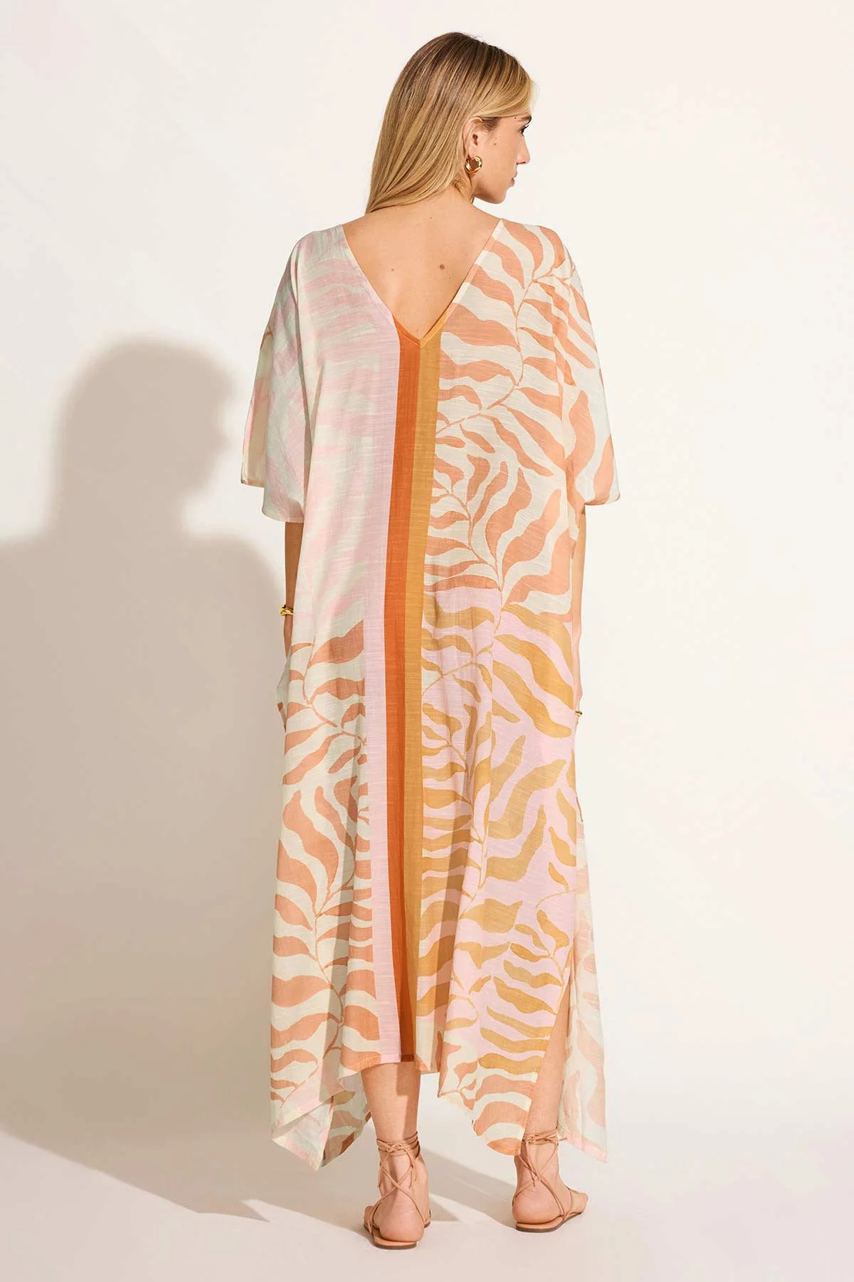 Premium Gold Coast Vitamin A Cerise Caftan - Ultimate Beach Cover-Up