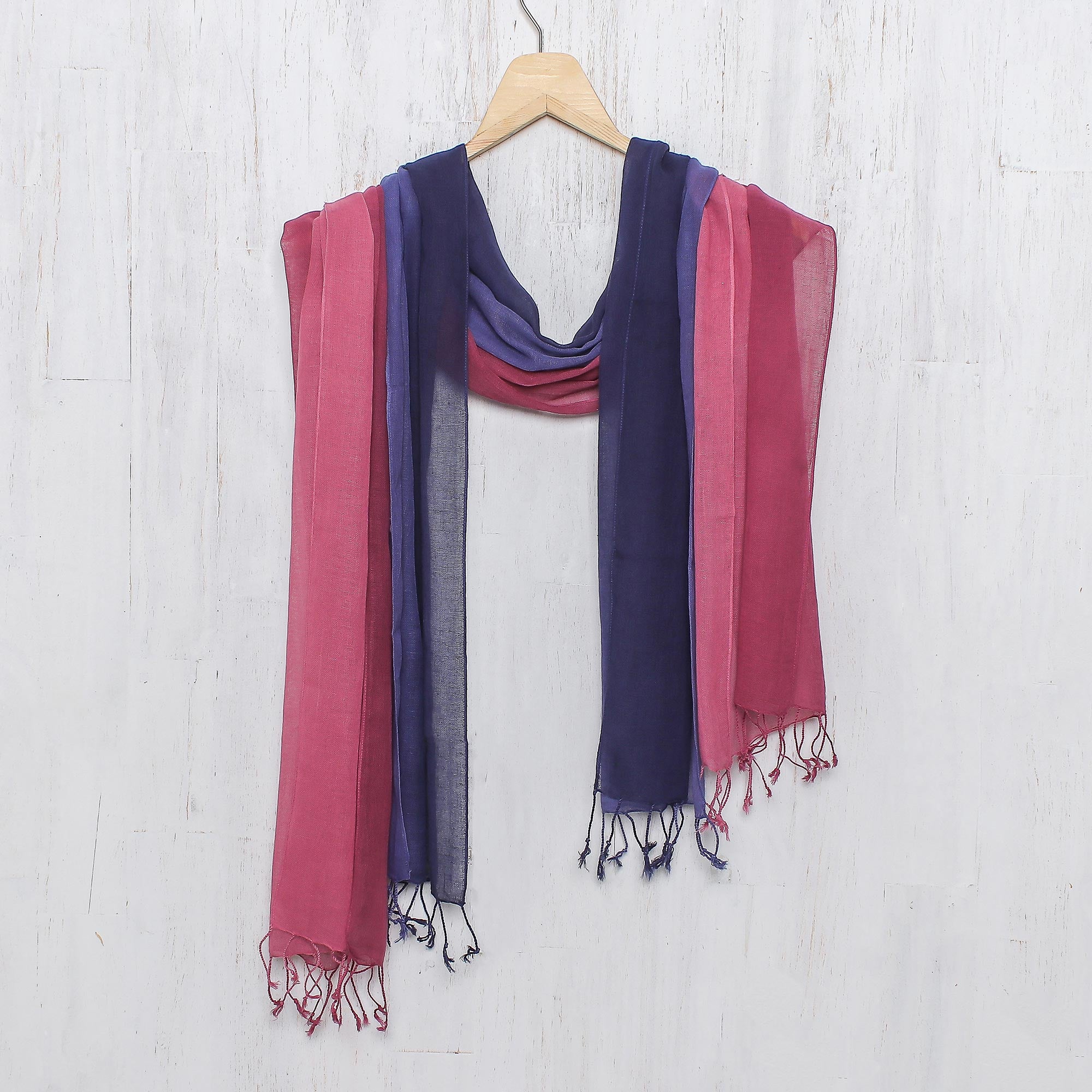 Premium Handwoven Cotton Scarf Set - Experience the Colors of Thailand