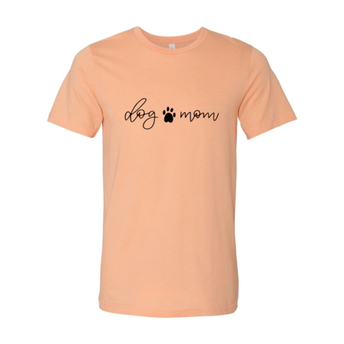 Premium Dog Mom Paw Print Cotton Tee