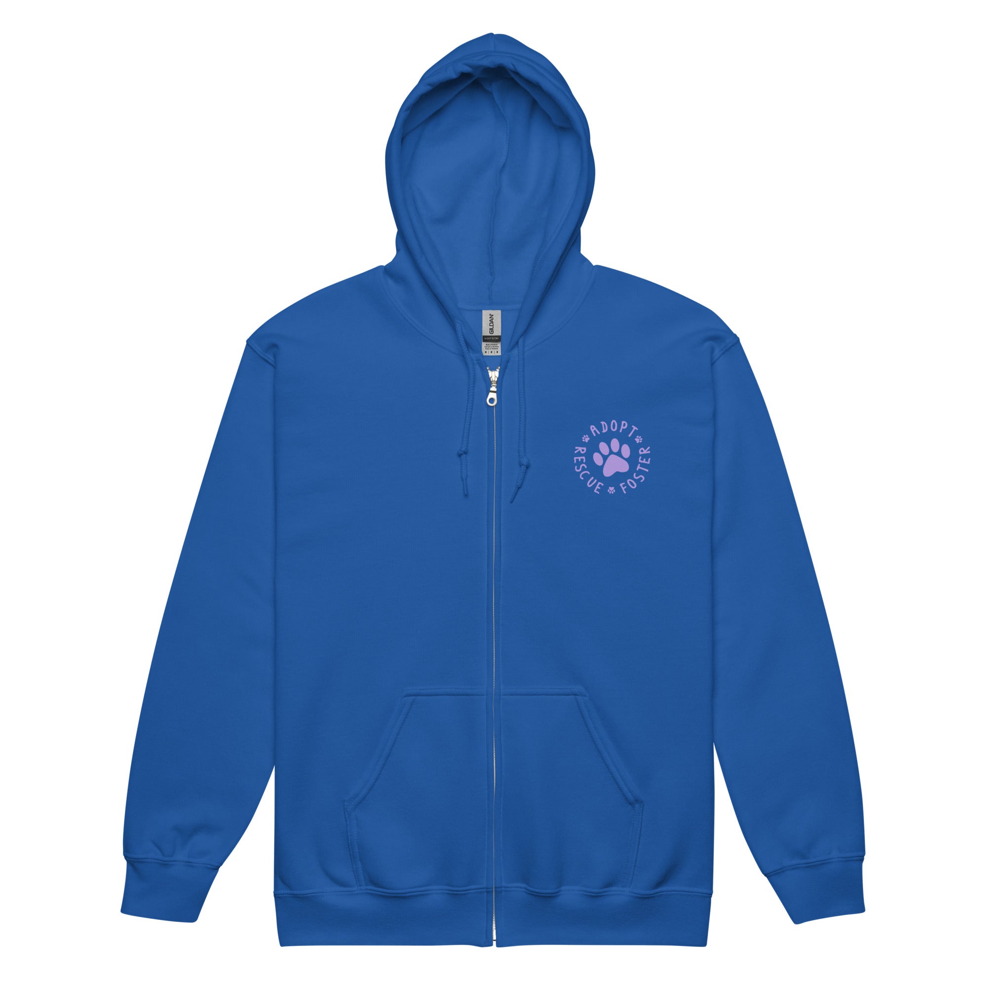 Premium Rescue & Foster Zip Hoodie - Ultimate Comfort for Animal Lovers