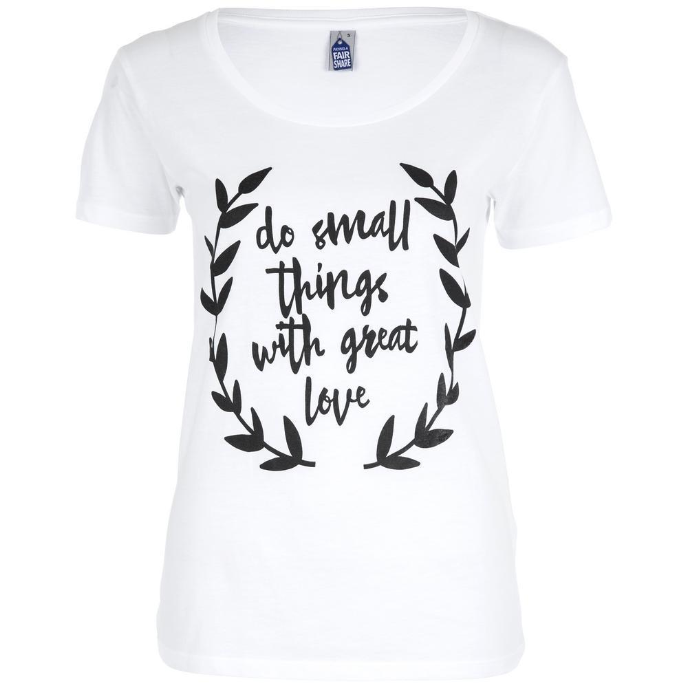 Premium Organic Love Tee - Do Small Things with Great Love