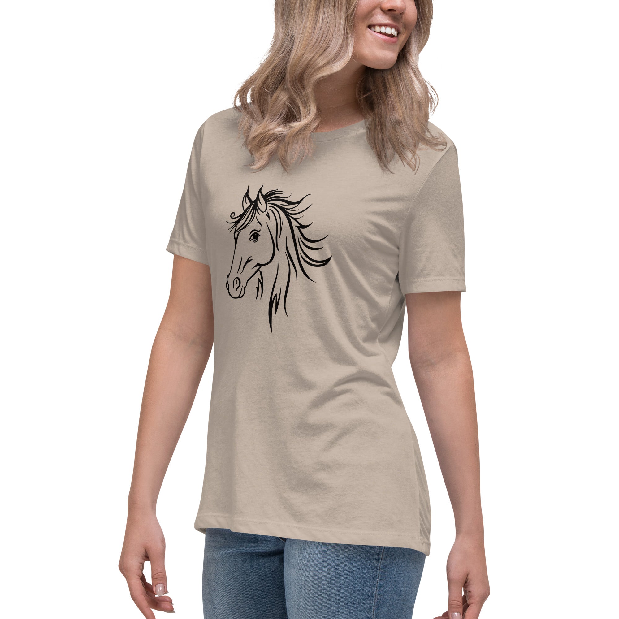 Premium Happy Horse Women's Relaxed Fit Tee - Ultimate Comfort