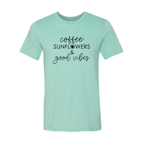 Premium Coffee & Sunflower Vibes T-Shirt - Ultimate Comfort