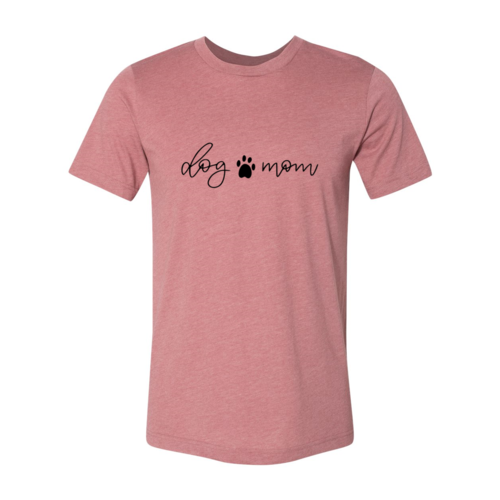 Premium Dog Mom Paw Print Cotton Tee