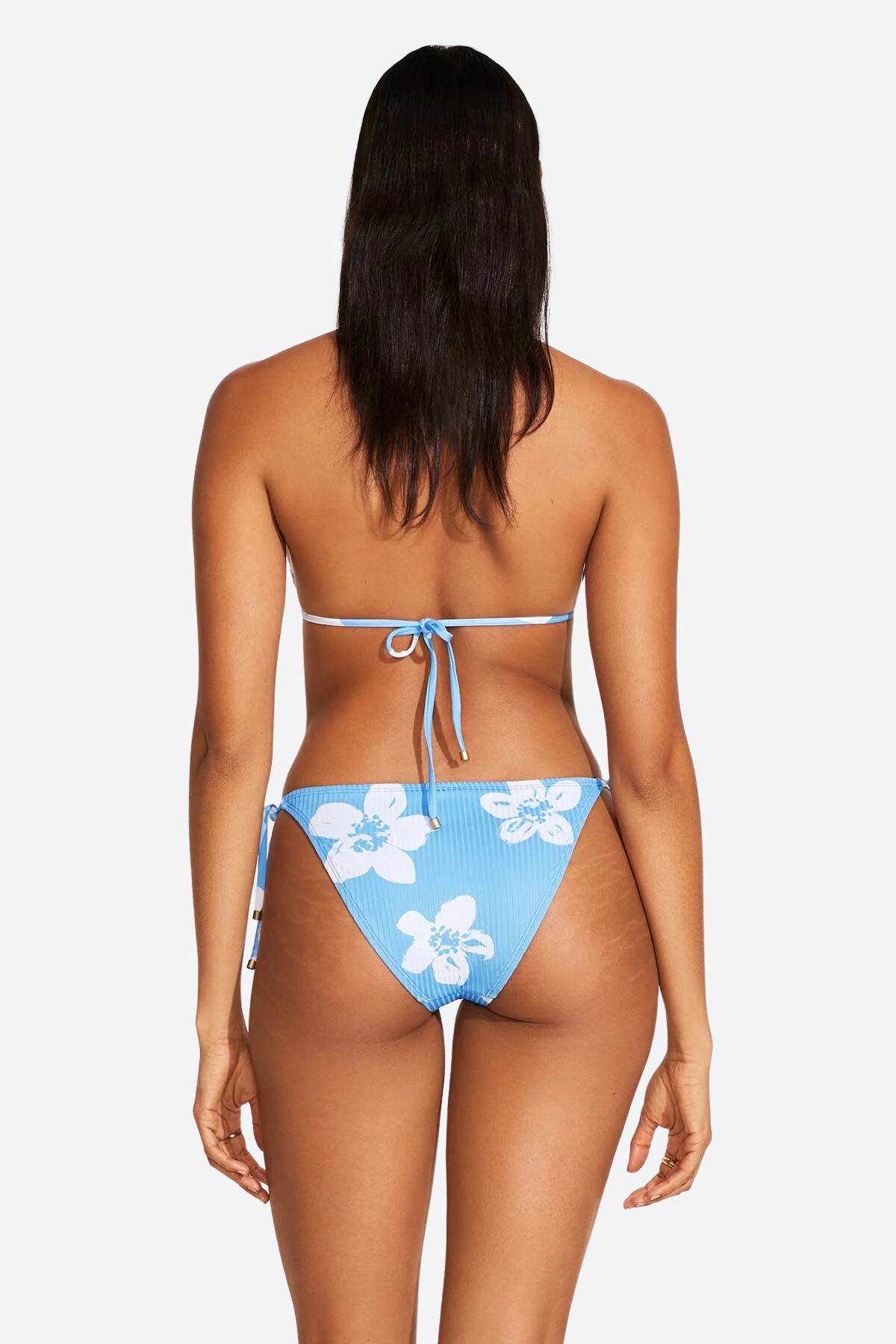 Premium Vitamin A Elle Adjustable Tie Side Bikini Bottom - Spring Bloom Edition