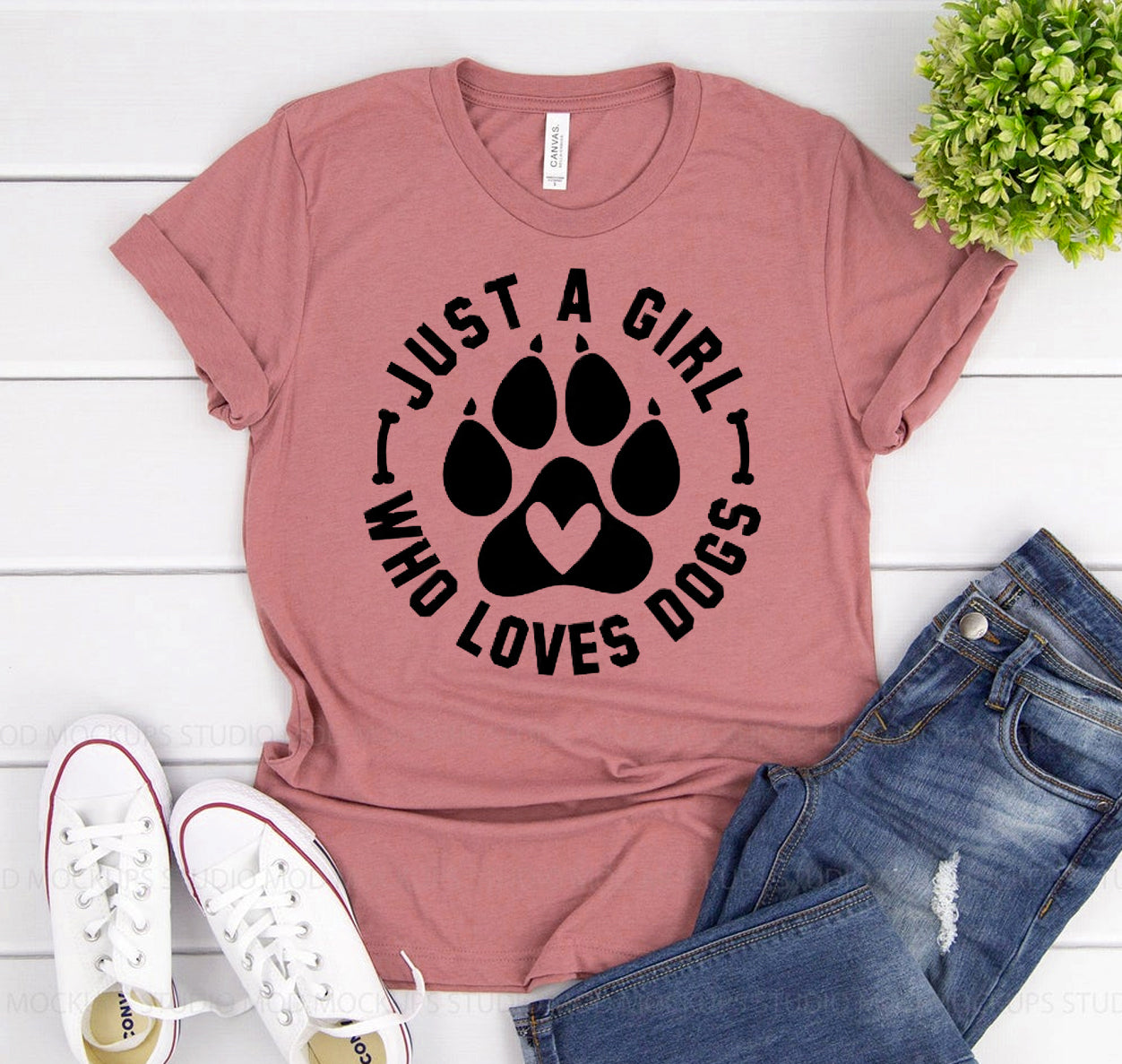 Premium 'Just A Girl Who Loves Dogs' Tee - Ultimate Comfort & Style