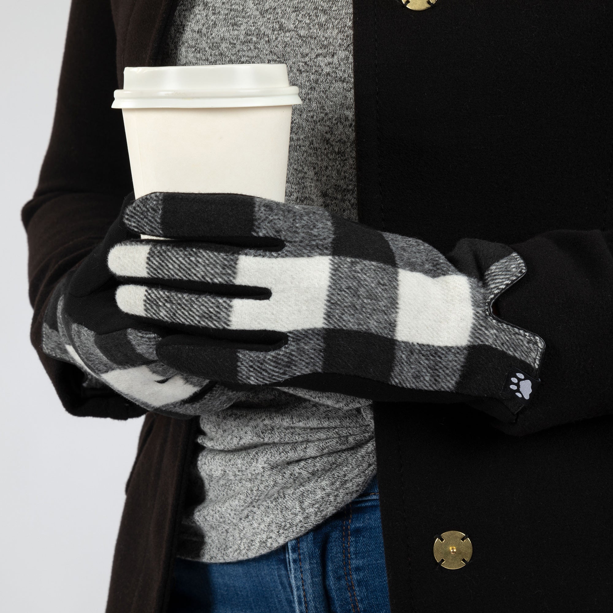 Premium Buffalo Check Touch Screen Gloves - Ultimate Winter Essential