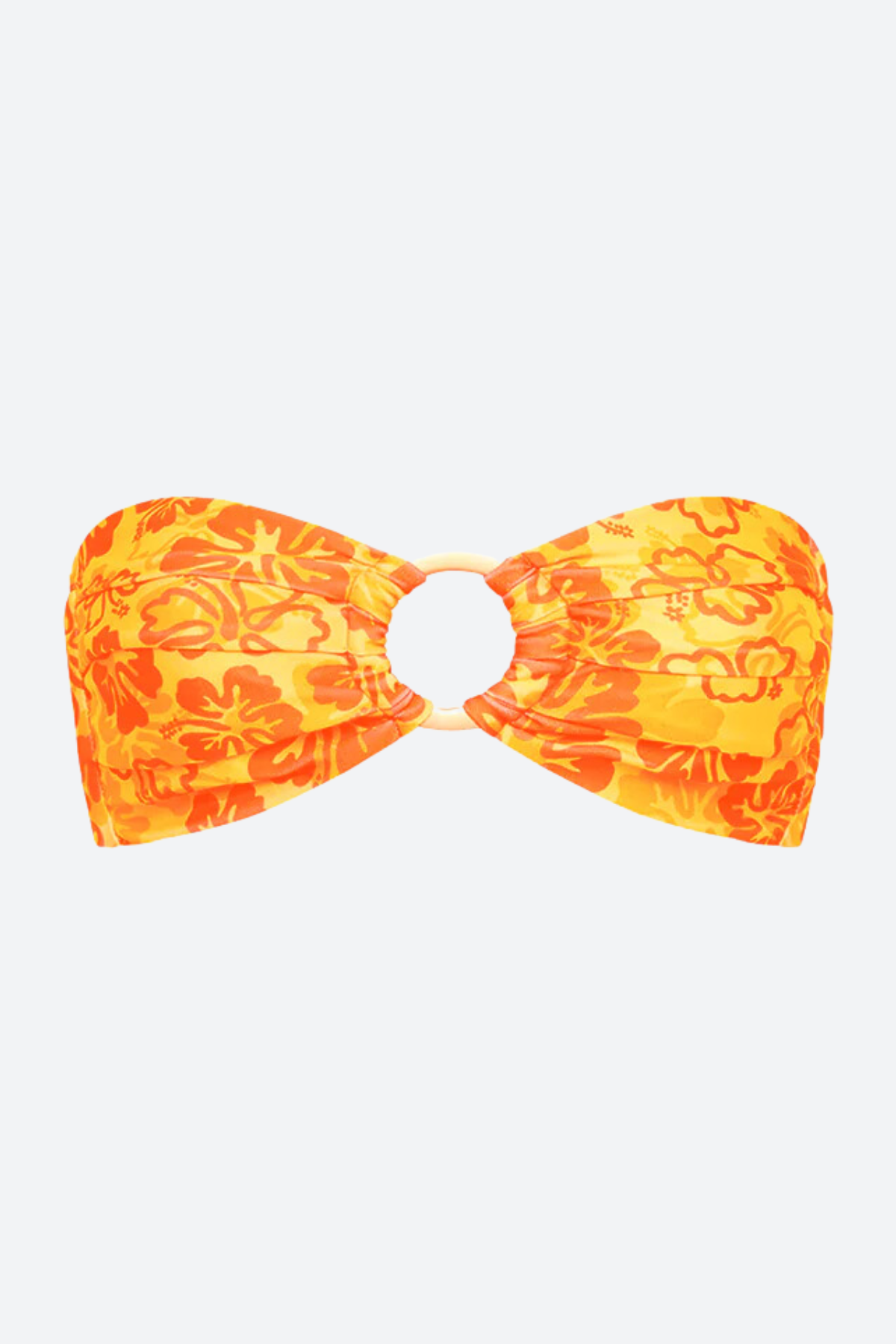 Premium Tangerine Dreams Strapless Bandeau Bikini Top by Kulani Kinis